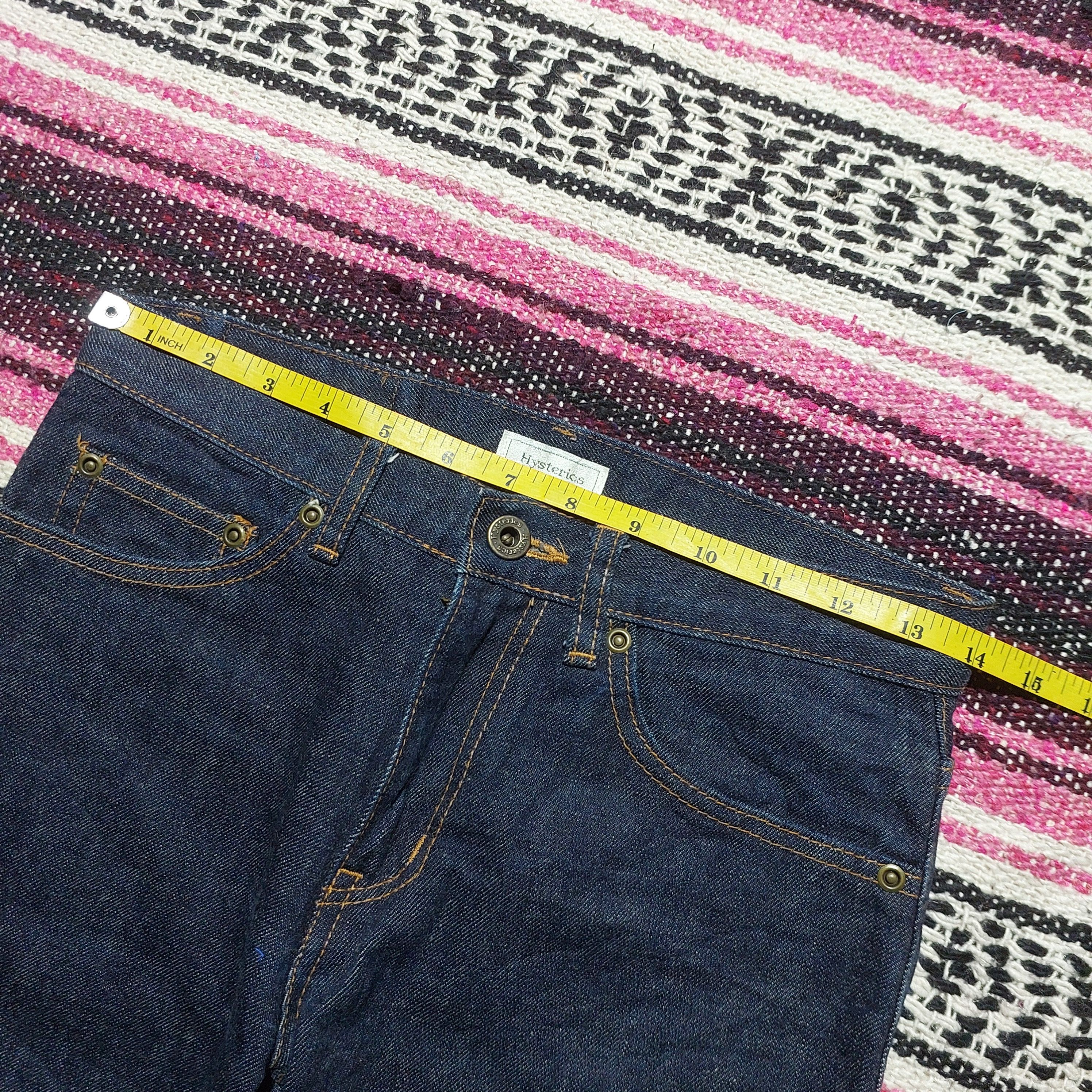 Hysteric Glamour Hysteric Glamour Oaklan Riders indigo denim Size US 28 / EU 44 - 12 Thumbnail