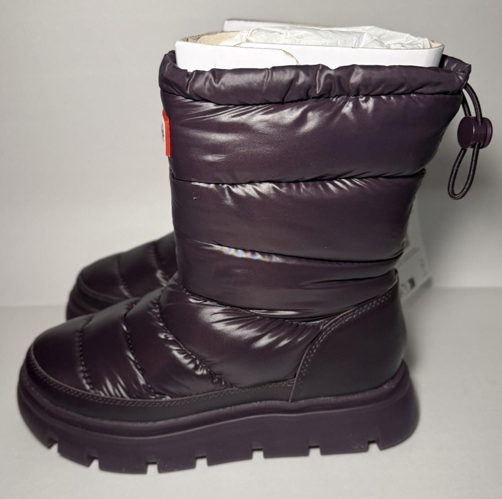 Hunter HUNTER Maribels Women's Winter Snow Boots Dark Purple 500 Size US 5 / IT 35 - 1 Thumbnail