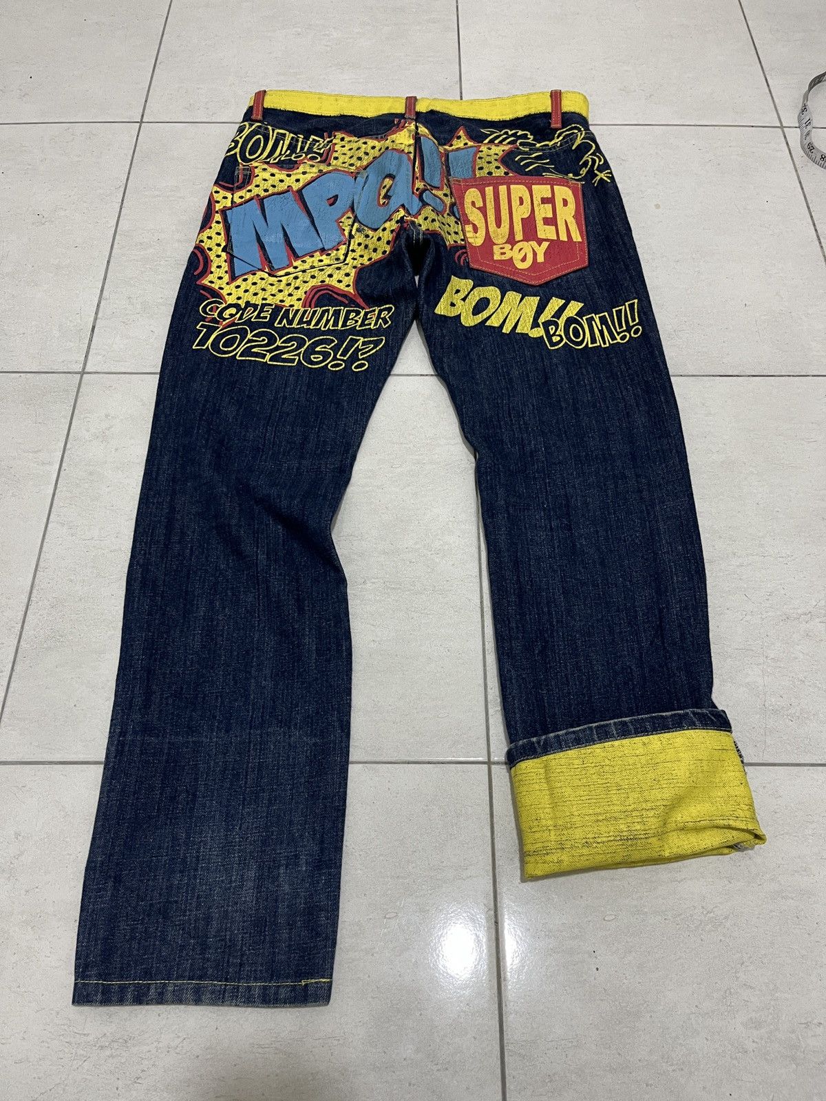 Hysteric Glamour Vintage MARPLEQ Jeans Rare Size US 33 - 2 Thumbnail