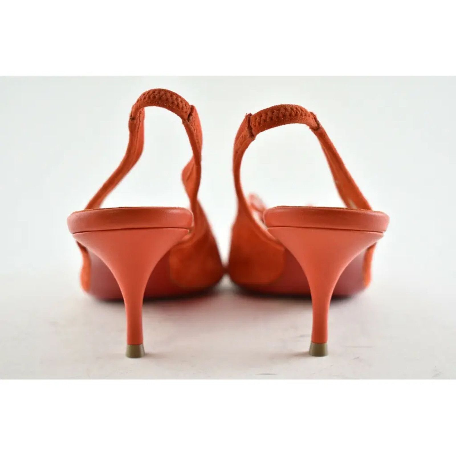 Christian Louboutin Christian Louboutin Hall Sling Pump 55 VIF Red Orange Size US 8 / IT 38 - 11 Thumbnail