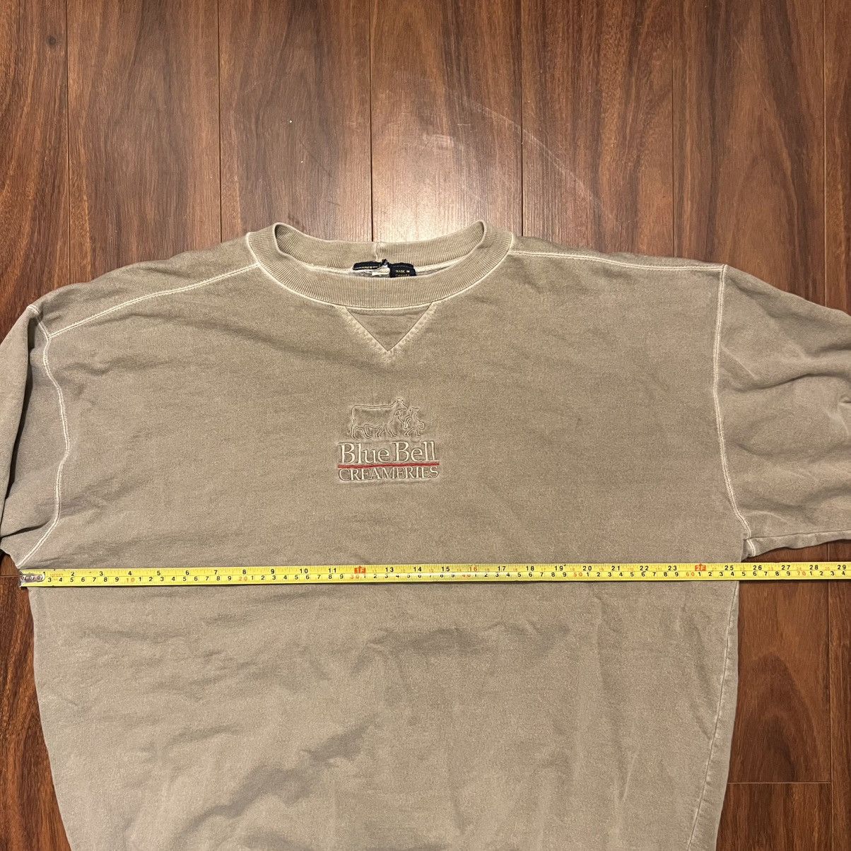 Vintage Vintage Blue Bell Creameries Ice Cream Sweatshirt crewneck Size US L / EU 52-54 / 3 - 2 Thumbnail