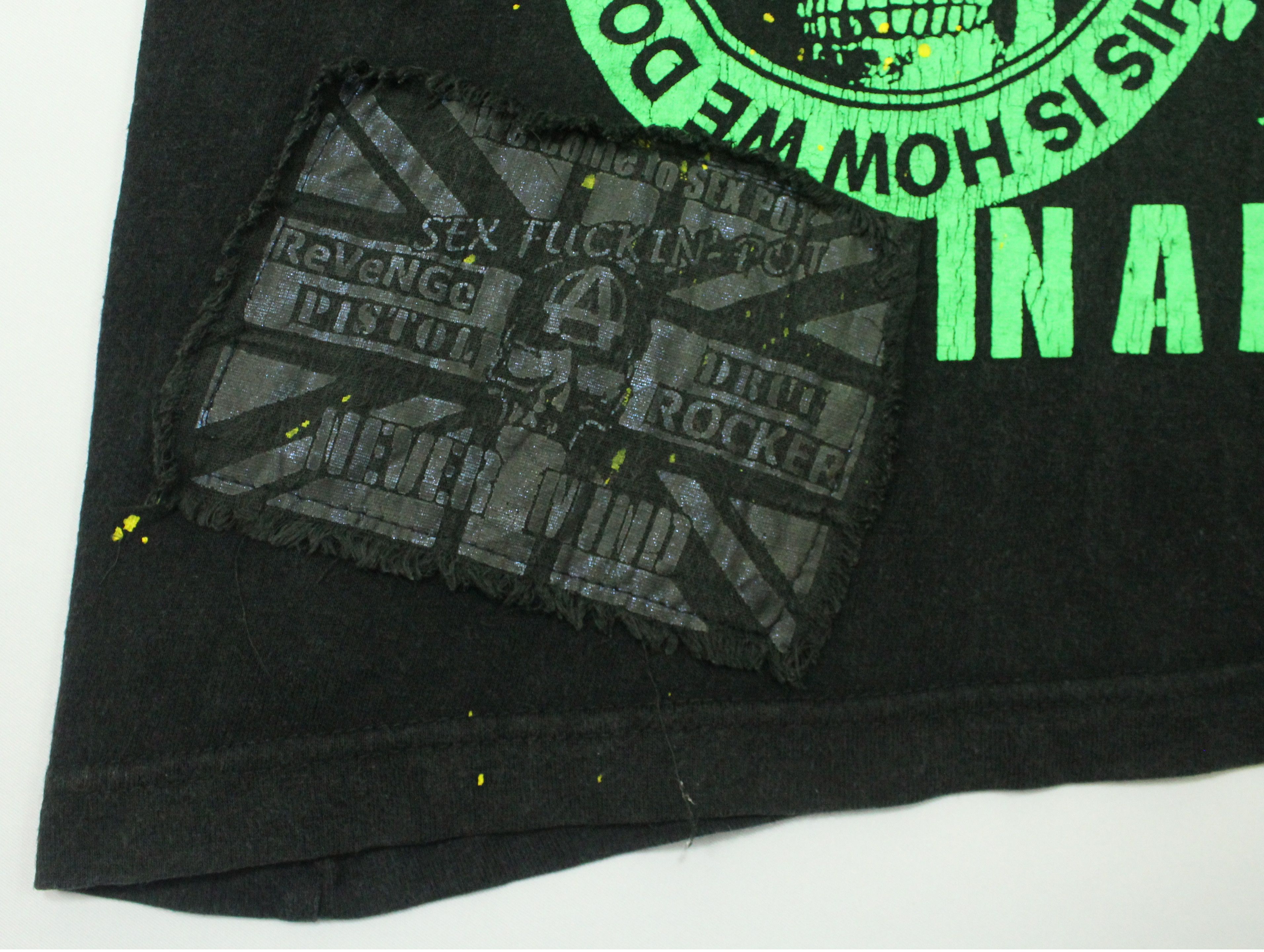 If Six Was Nine × Le Grande Bleu (L.G.B.) × Tornado Mart SEX POT REVENGE T Shirt Punk Style Patches Zipper Size US M / EU 48-50 / 2 - 10 Thumbnail