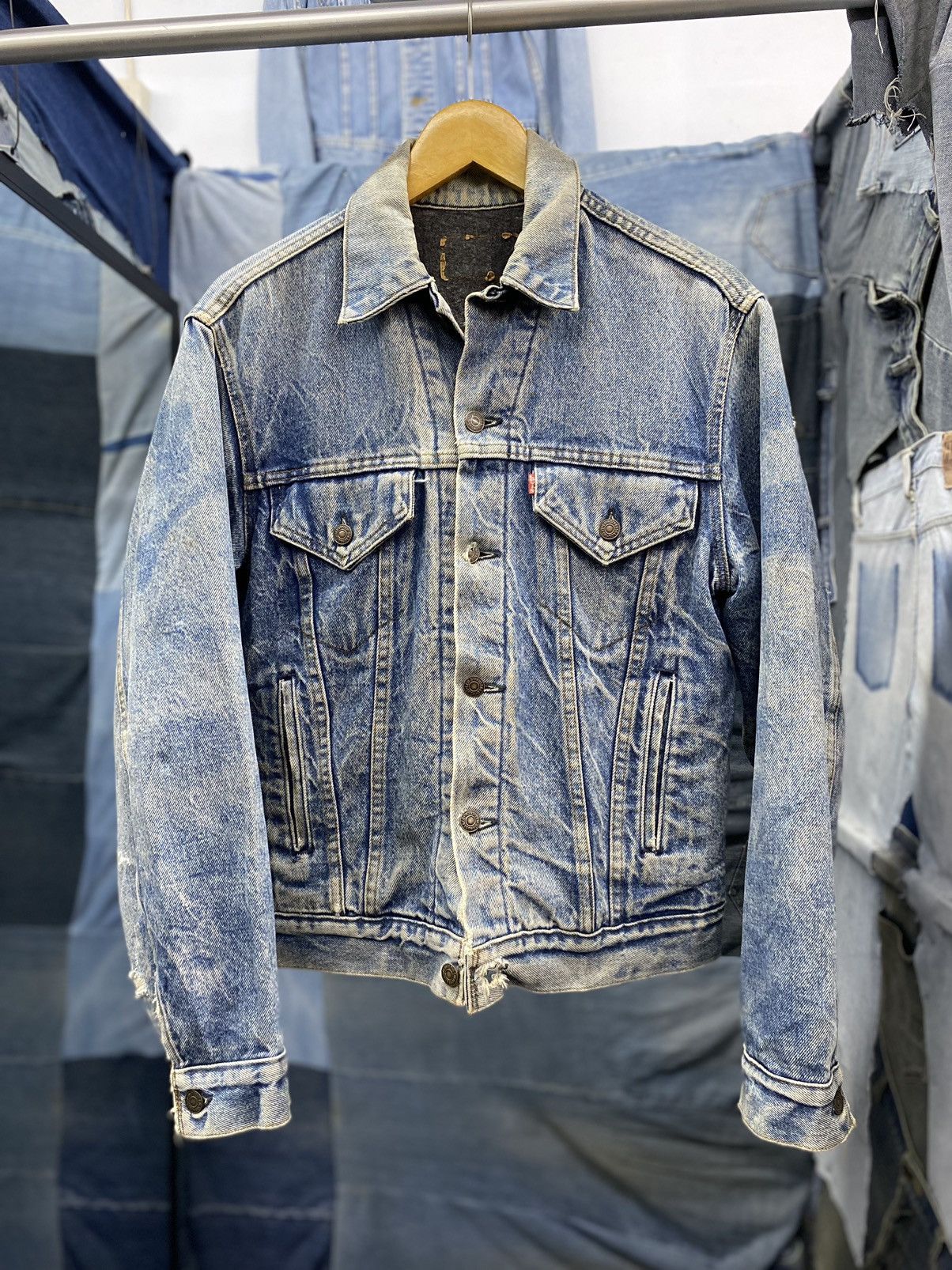 Levi's Vintage Clothing 70s 80s levis blanket jacket distressed M Size US M / EU 48-50 / 2 - 8 Thumbnail