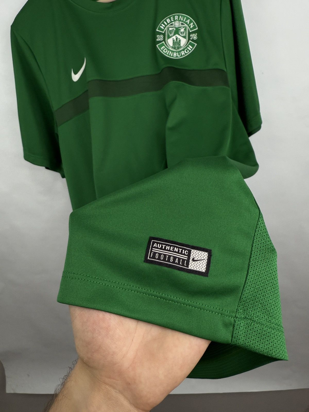 Nike 🏴󠁧󠁢󠁳󠁣󠁴󠁿 2016 Nike Hibernian Edinburg Soccer T-Shirt Retro Rare Size US XXL / EU 58 / 5 - 6 Thumbnail