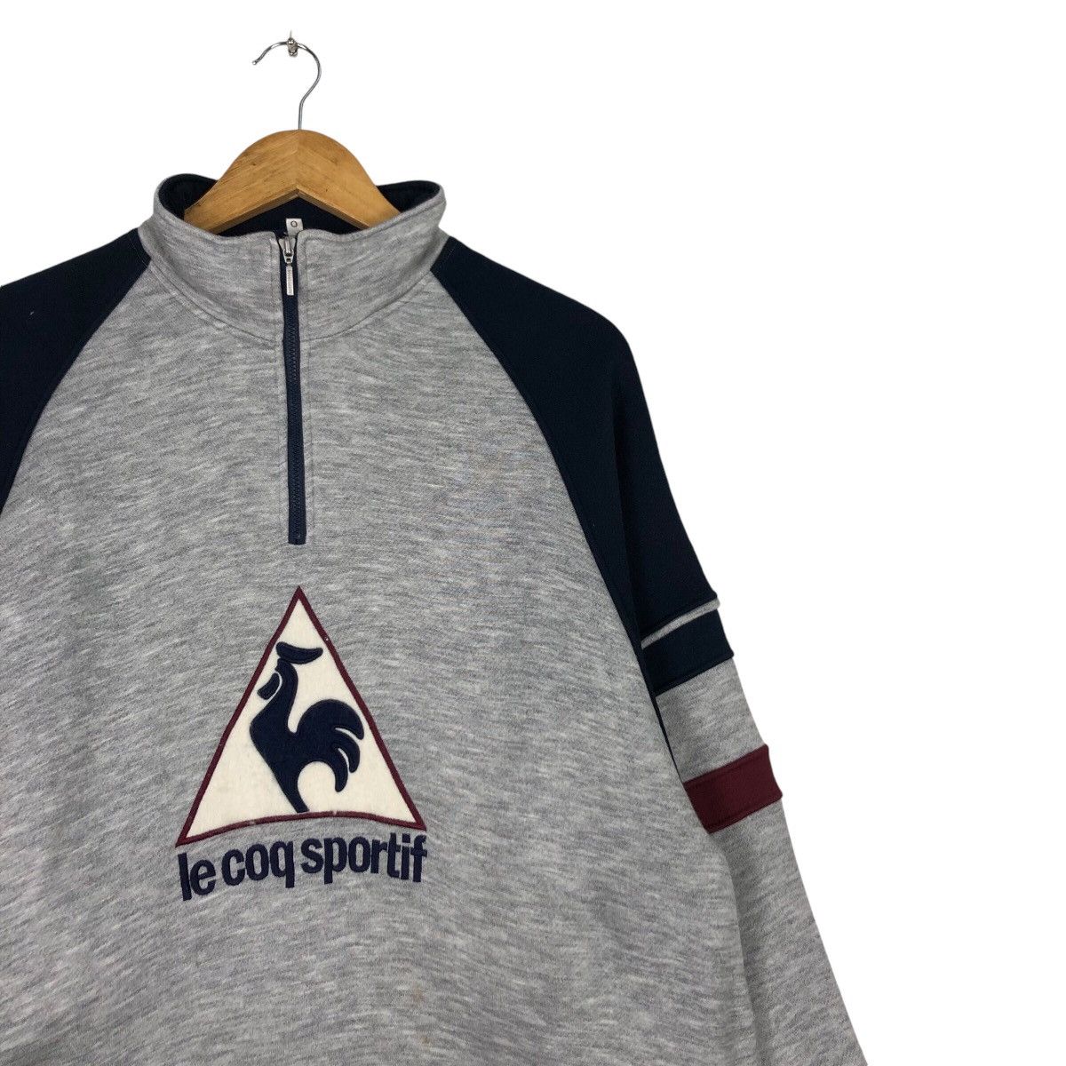 Japanese Brand × Le Coq Sportif × Vintage Vintage Le Coq Sportif Sweatshirt Jumper Rare 90s Medium Size US M / EU 48-50 / 2 - 5 Thumbnail