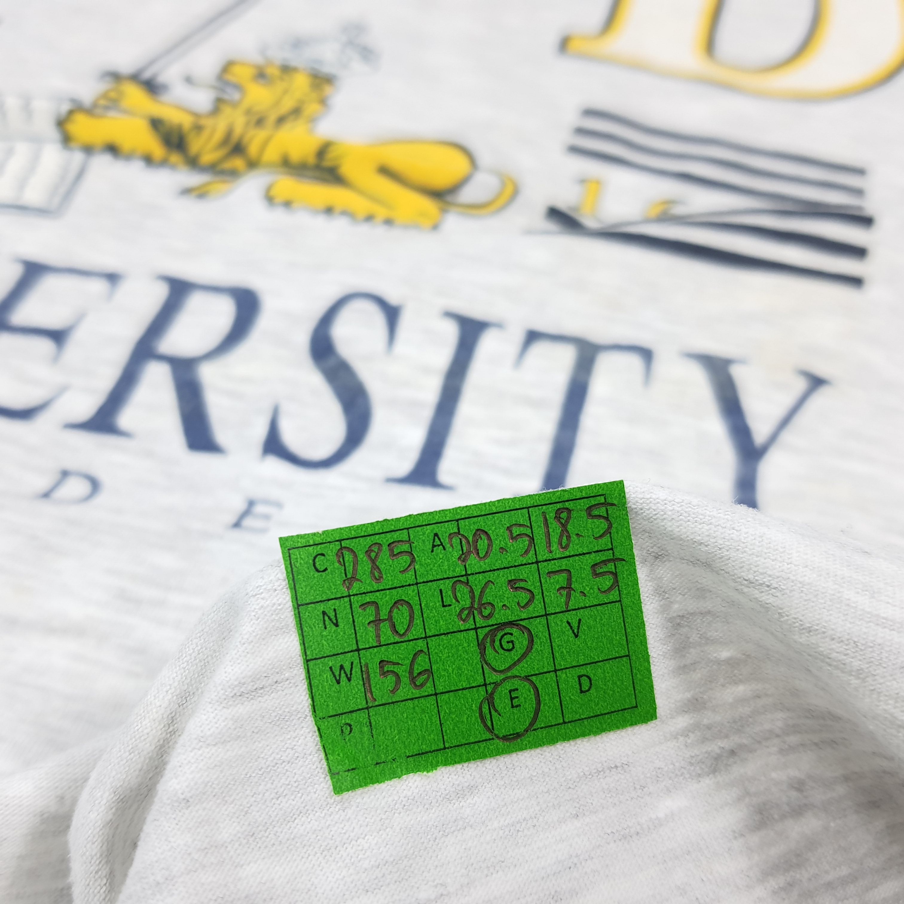 Vintage Vintage LUND University Sweden Single Stitch Tee C285N70 Size US M / EU 48-50 / 2 - 7 Thumbnail