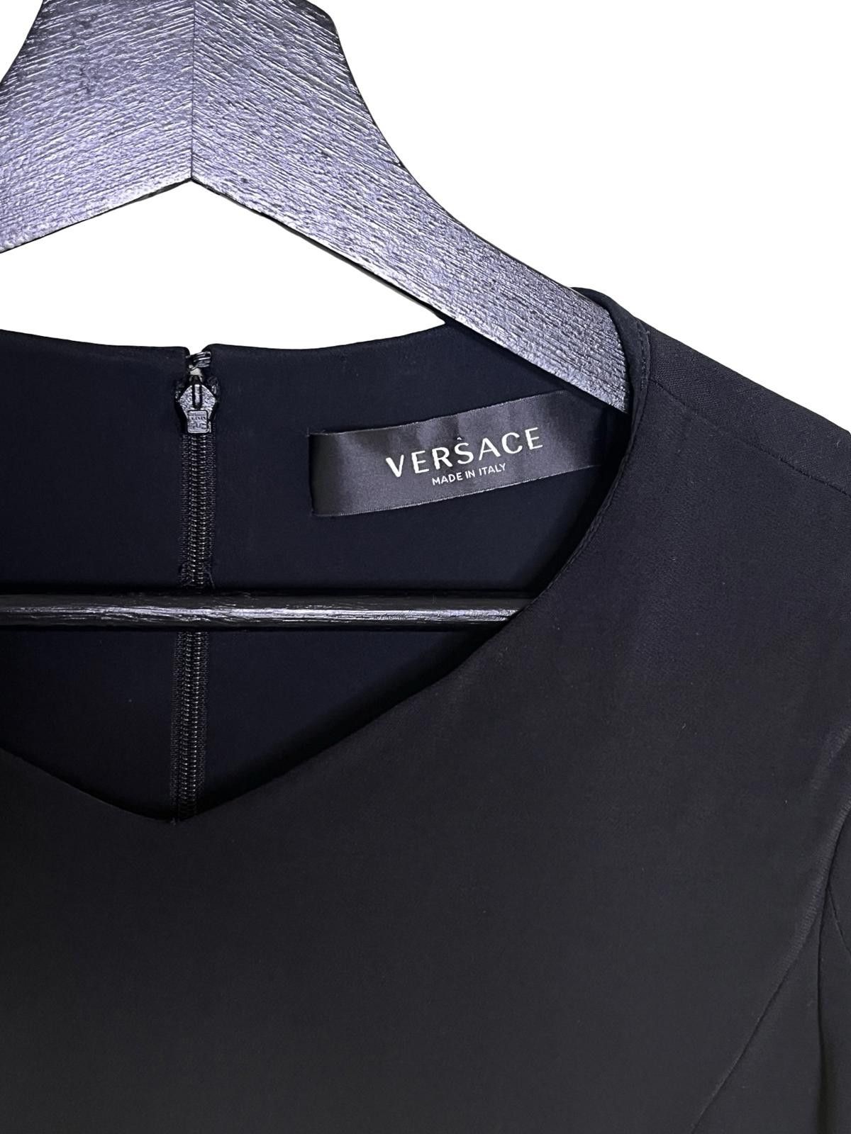 Versace Versace Medusa Stud Sleeve Mini Dress Black Size 38 Size S / US 4 / IT 40 - 5 Thumbnail