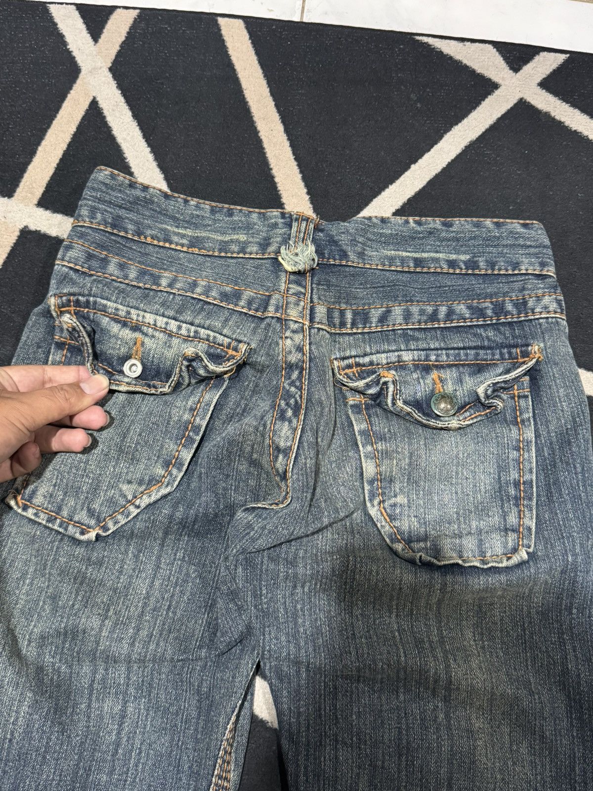 Tornado Mart Flare Denim Distressed Japanese Styled Size US 29 - 5 Thumbnail