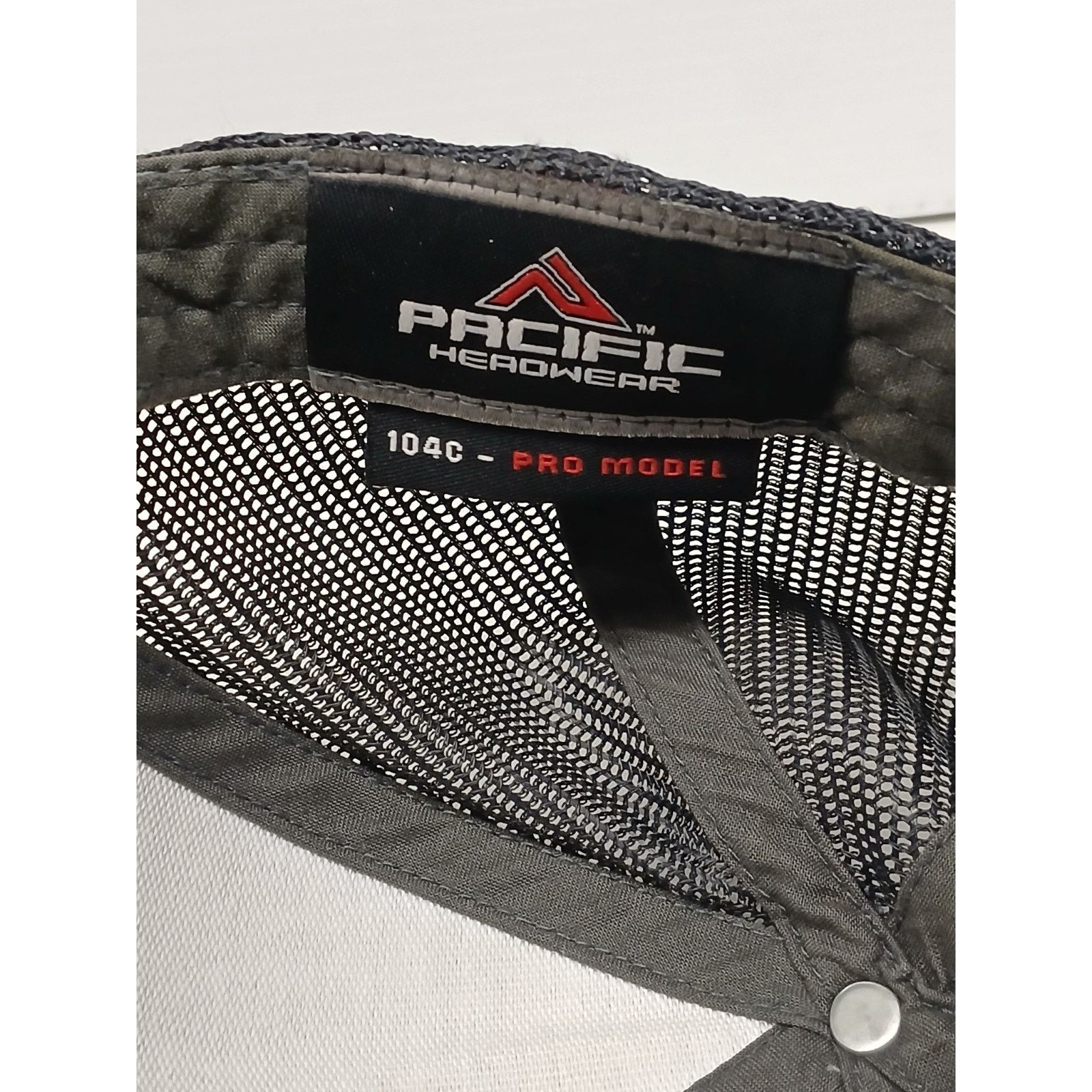 Other Pacific Headwear (OSFM) Gray Printed Logo Cap Snapback Size ONE SIZE - 8 Thumbnail