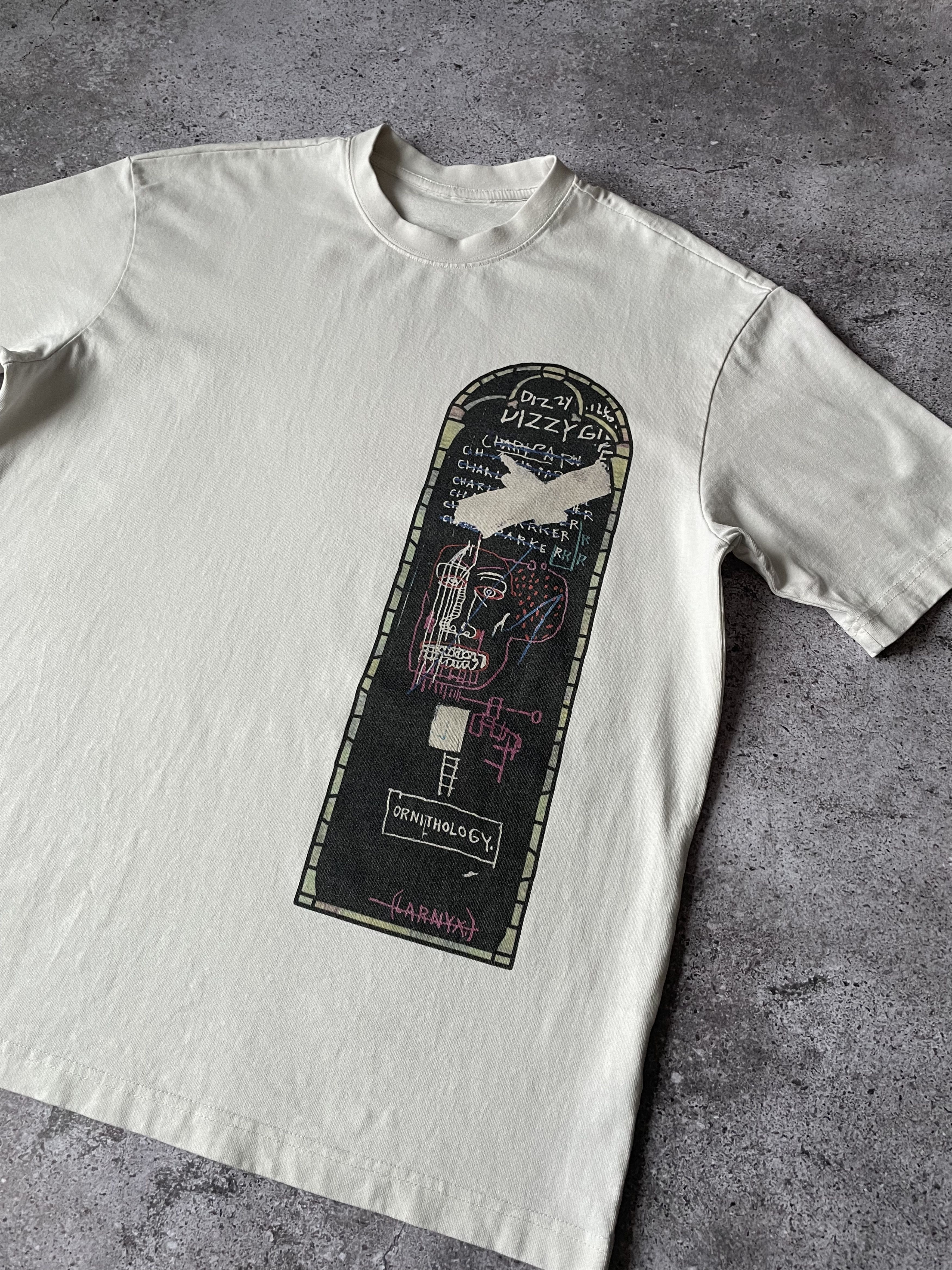Jean-Michel Basquiat Jean-Michel Basquiat x H&M Graphic Art Tee Cream Size M Size US M / EU 48-50 / 2 - 2 Thumbnail