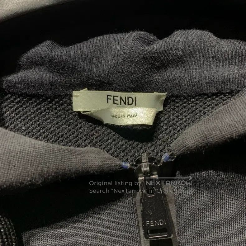 Fendi Fendi Hooded Zippered Logo Jacket Size M / US 6-8 / IT 42-44 - 3 Thumbnail