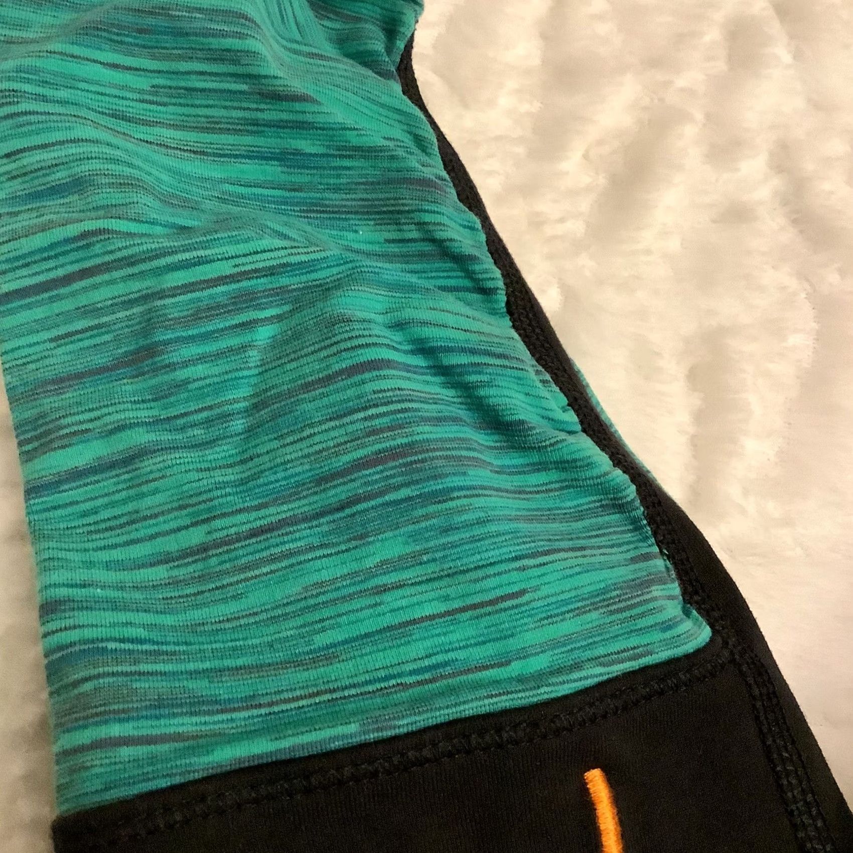 Vintage Lucy Perfect Core Pants Leggings Black Green Sz Sm Womens Size 28" / US 6 / IT 42 - 5 Thumbnail