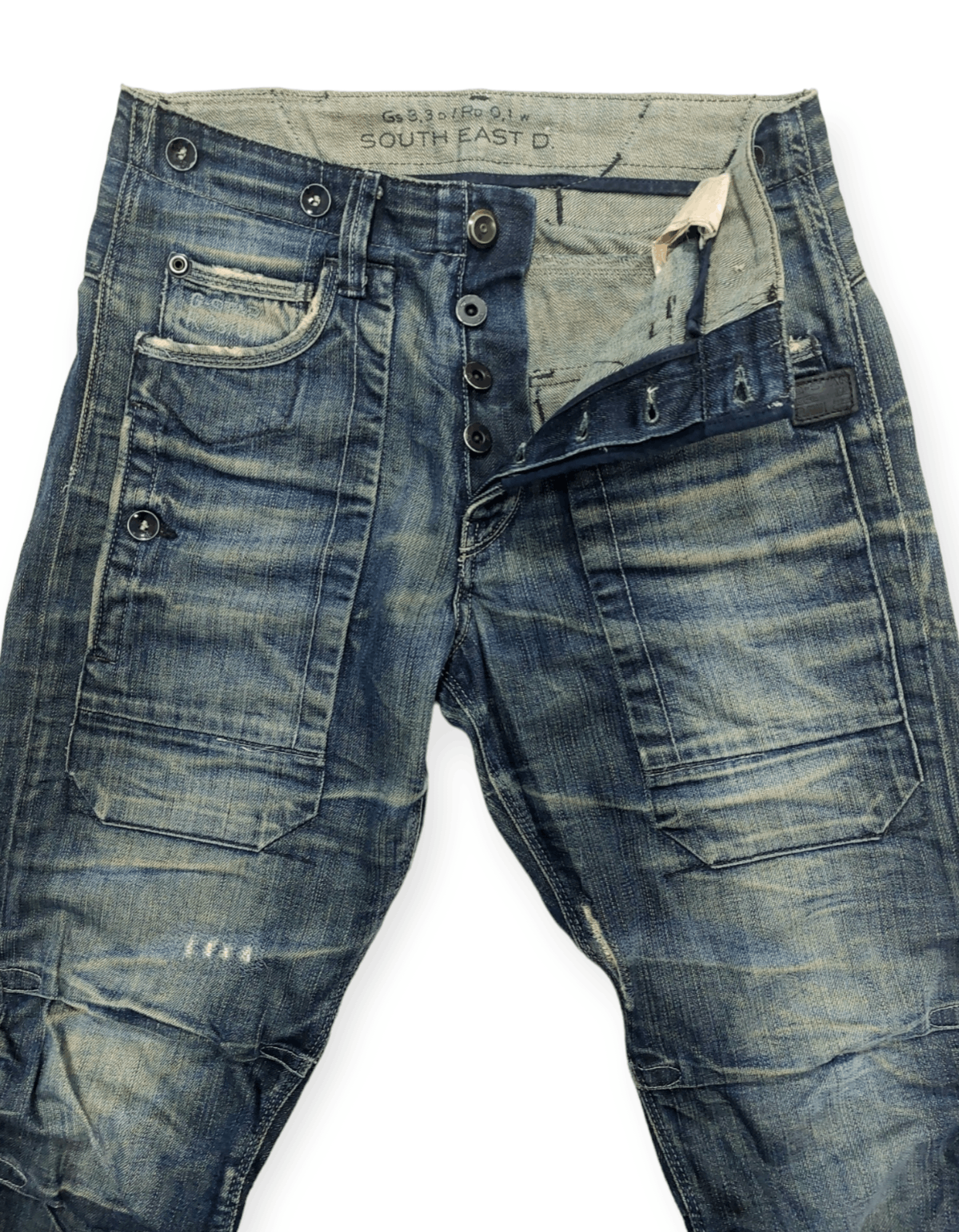G Star Raw Y2K Rusty Distressed Denim