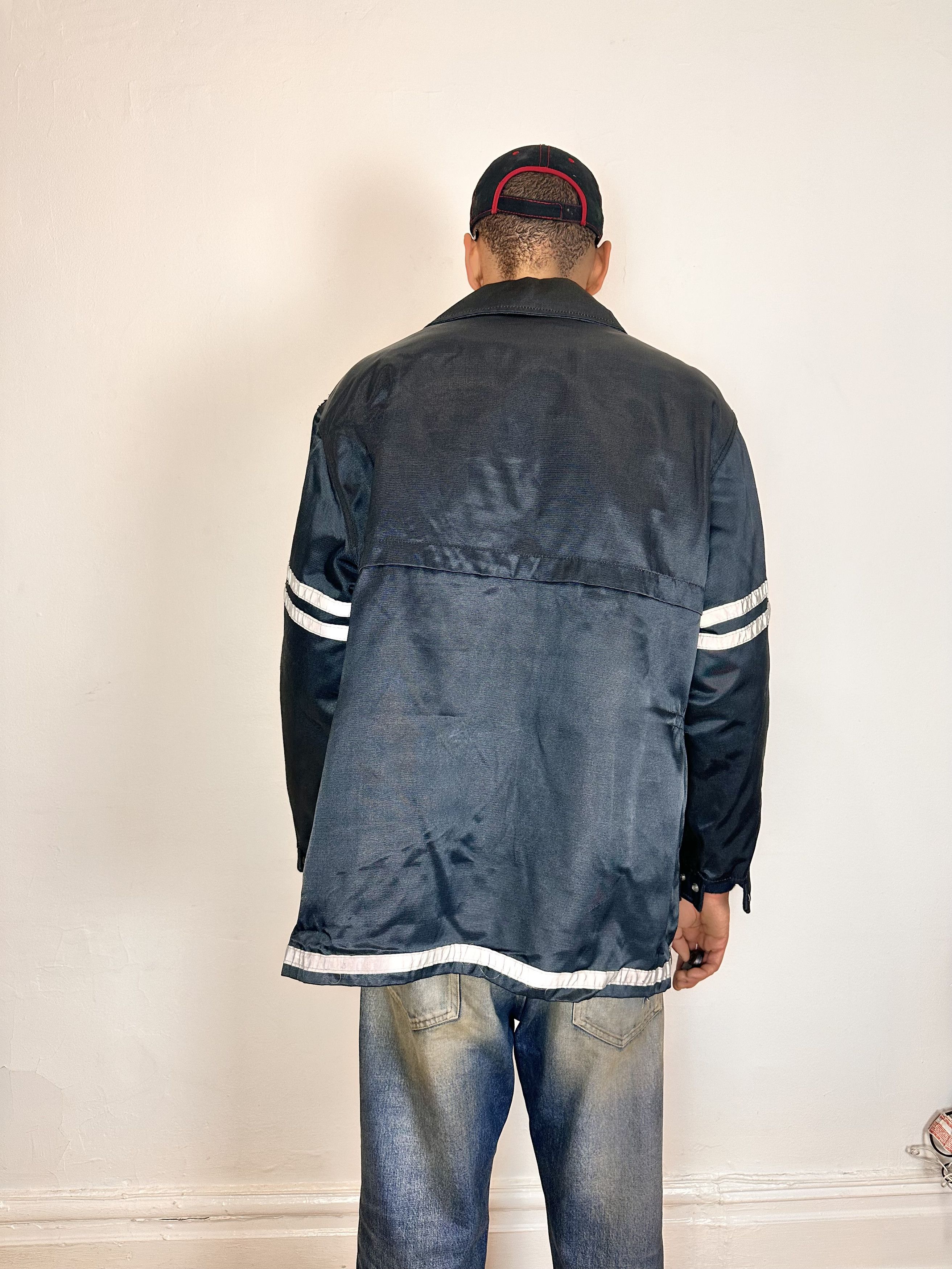 Other Vintage 'Denis' Navy High Vis Utility Jacket - XL Size US XL / EU 56 / 4 - 6 Thumbnail