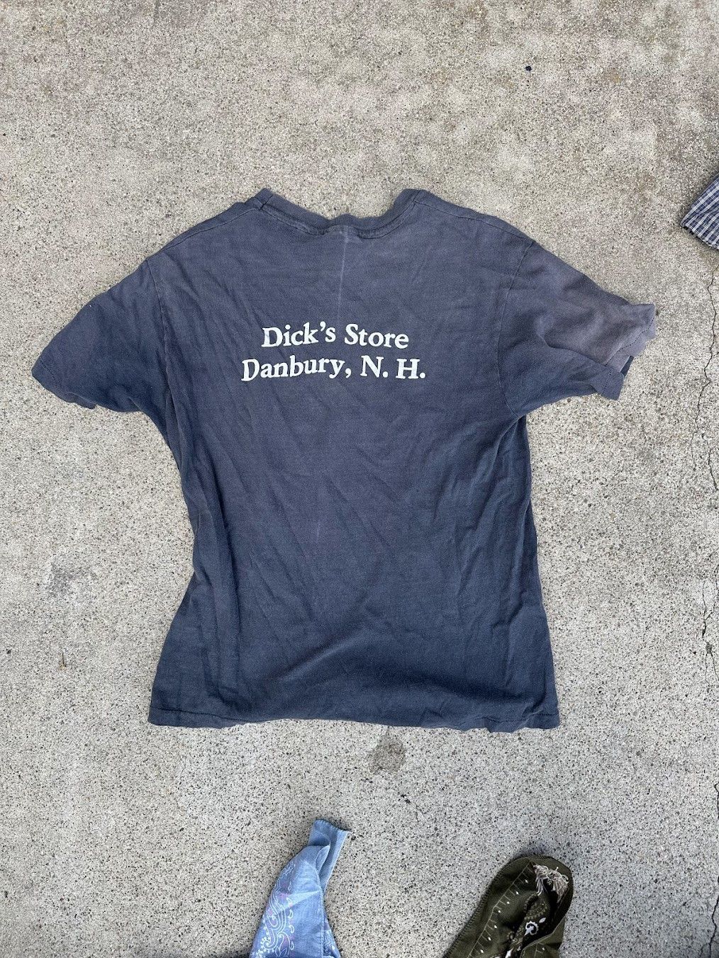 Vintage Hanes 1990s "Ah aint no flatlander" faded T Size US L / EU 52-54 / 3 - 2 Thumbnail