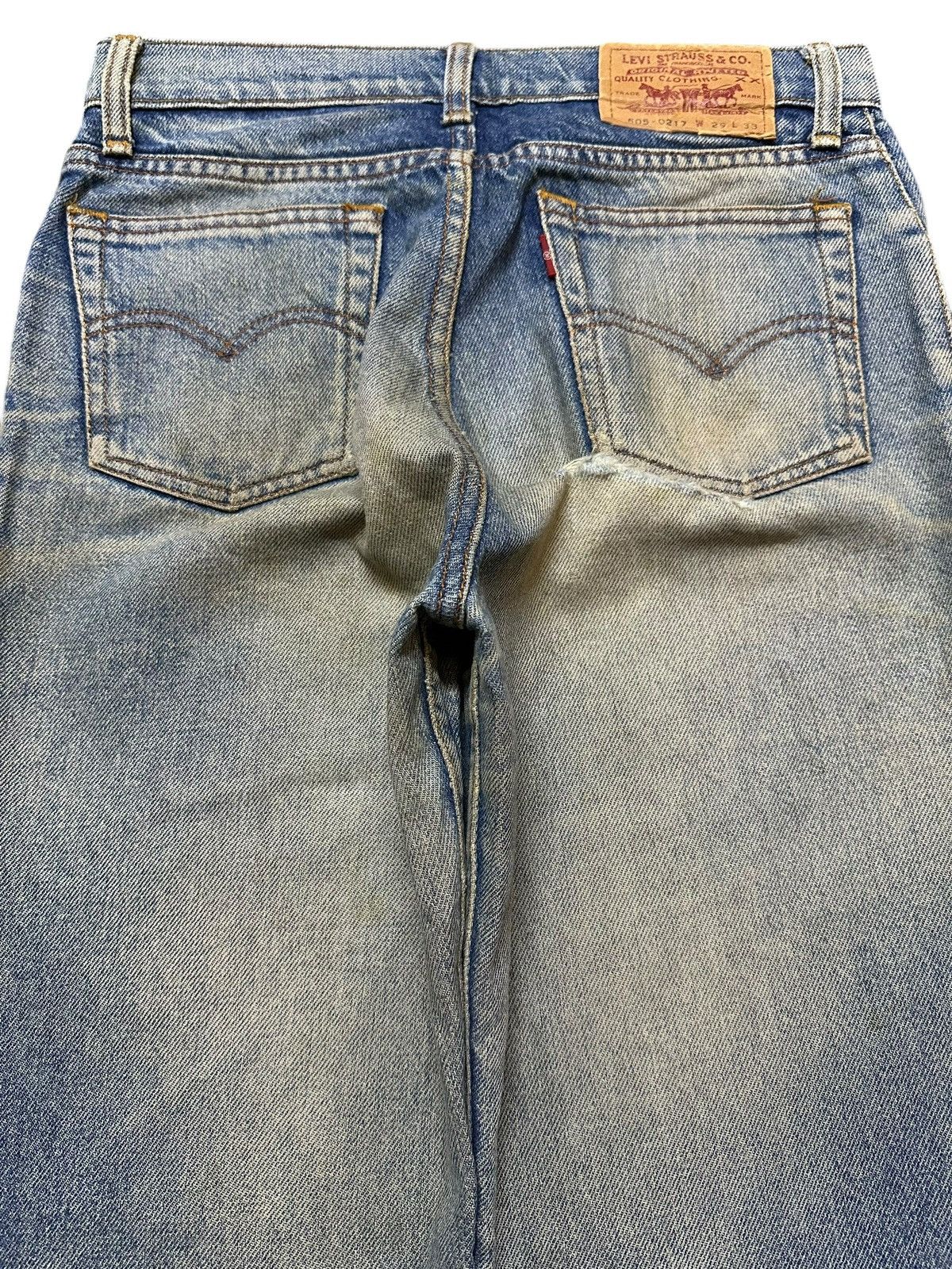 Levi's Vintage 90s Levis 505 Mud Faded Wash Style Jeans Size US 29 - 5 Thumbnail