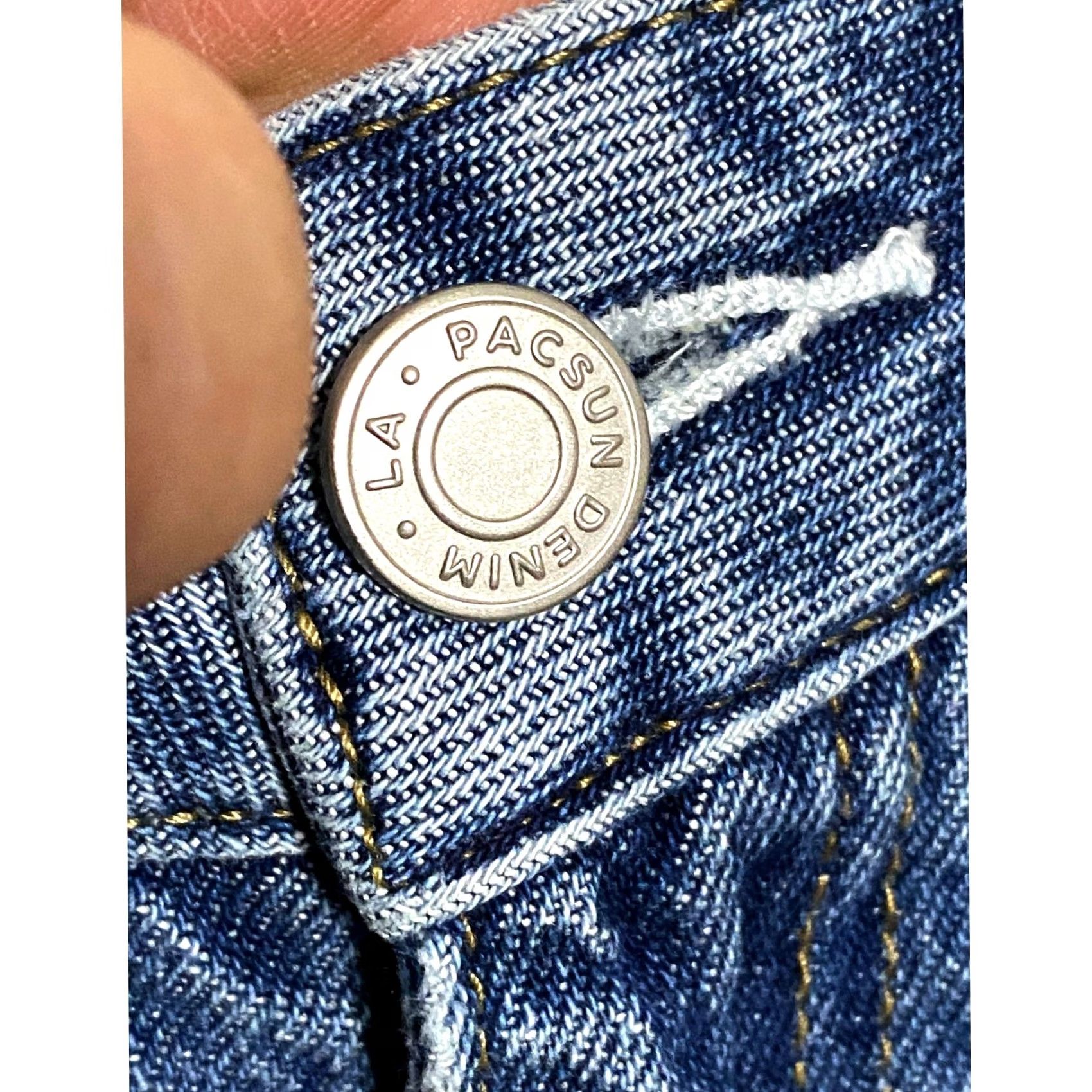 Pacsun PacSun Ying Yang Jeans 90s Boyfriend Womens 26 High Rise Hippie Retro Emo Grunge Blue 5-Pocket Design Jeans Womens Size 26" / US 2 / IT 38 - 7 Thumbnail