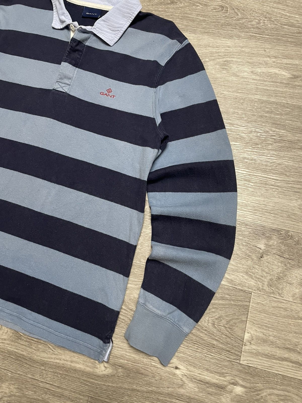Gant Vintage Gant Striped Long Sleeve Rugby Polo Shirt Size US L / EU 52-54 / 3 - 5 Thumbnail