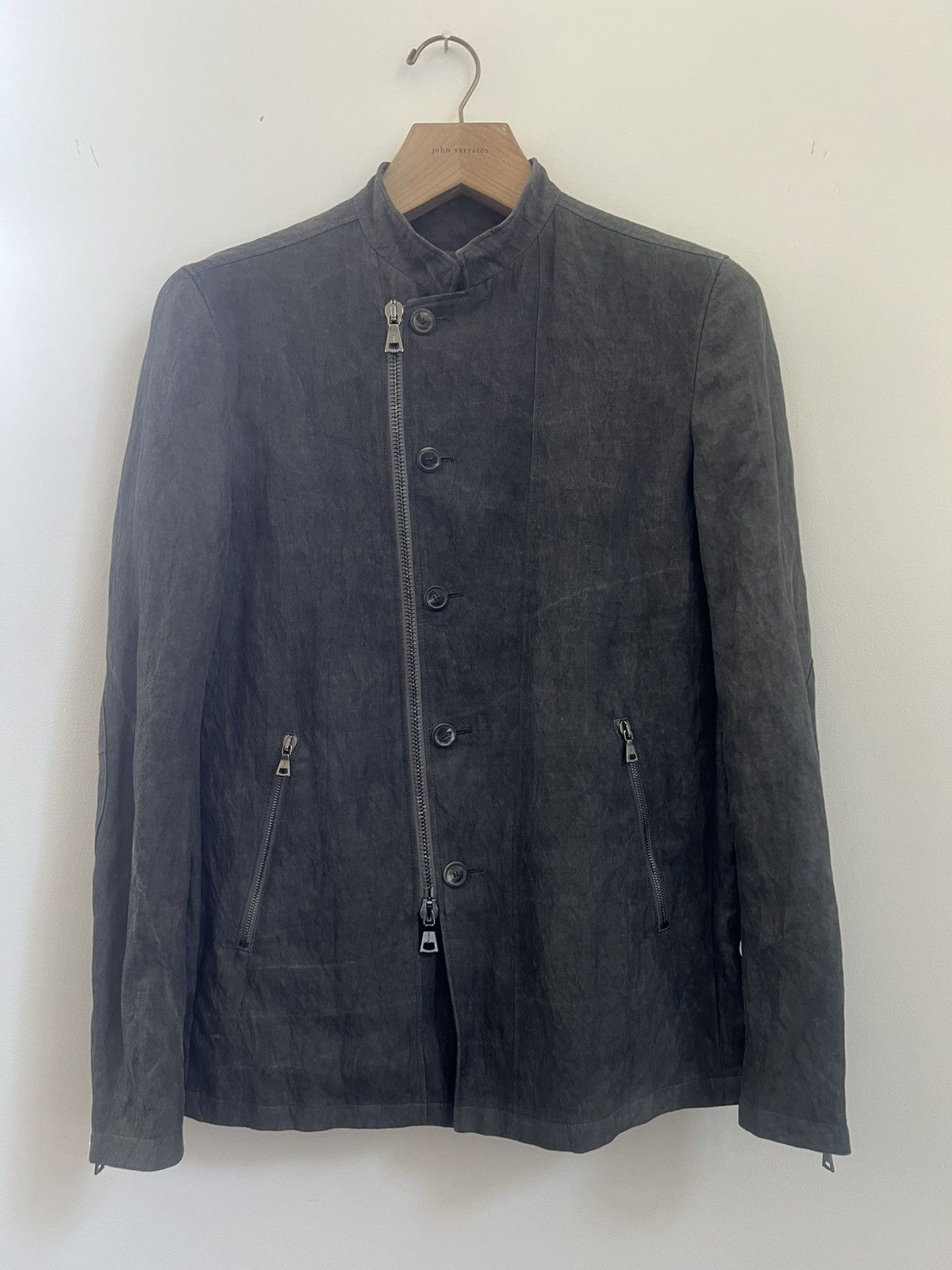 John Varvatos RARE asymmetric general jacket Size US M / EU 48-50 / 2 - 1 Thumbnail