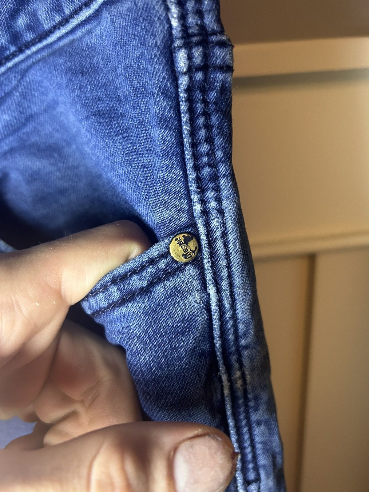 Diesel Diesel trompe l'oeil jean sweatpants Size US 34 / EU 50 - 12 Thumbnail
