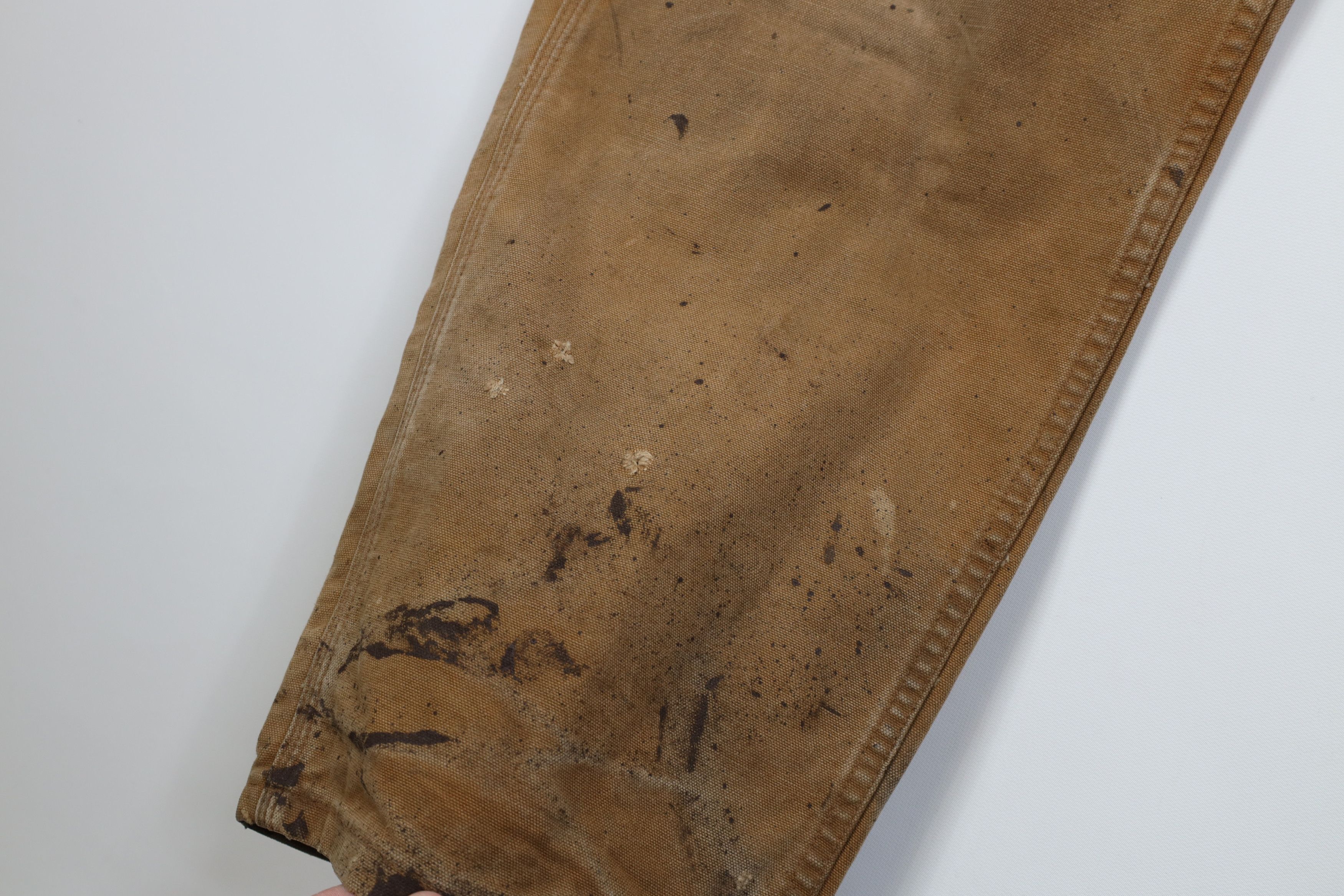 Carhartt Vintage Y2K Carhartt Wide Leg Canvas Dungaree Pants Duck Size US 36 / EU 52 - 6 Thumbnail