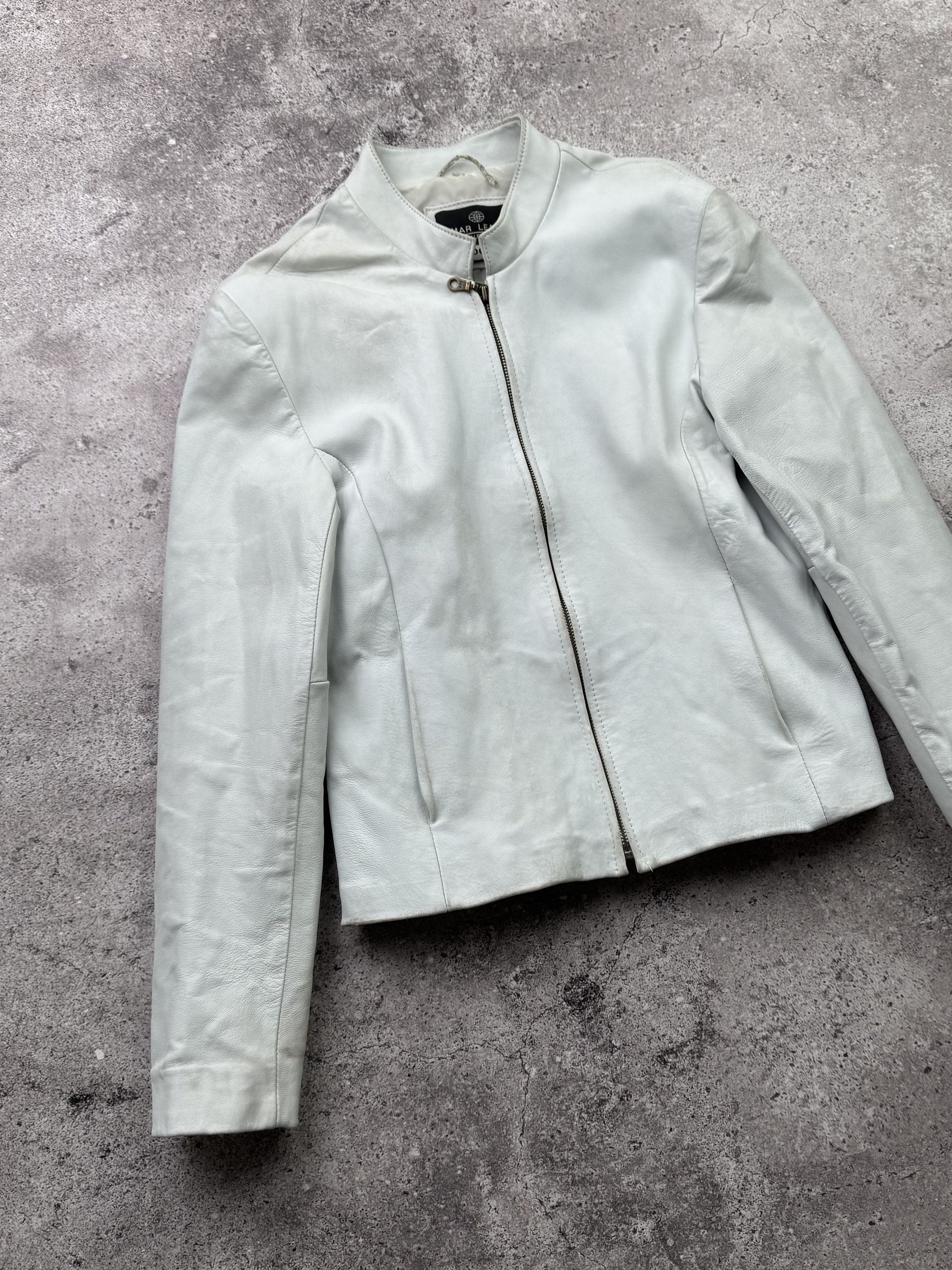 Japanese Brand Vintage Cropped Leather Jacket(V151)C647 Size M / US 6-8 / IT 42-44 - 2 Thumbnail