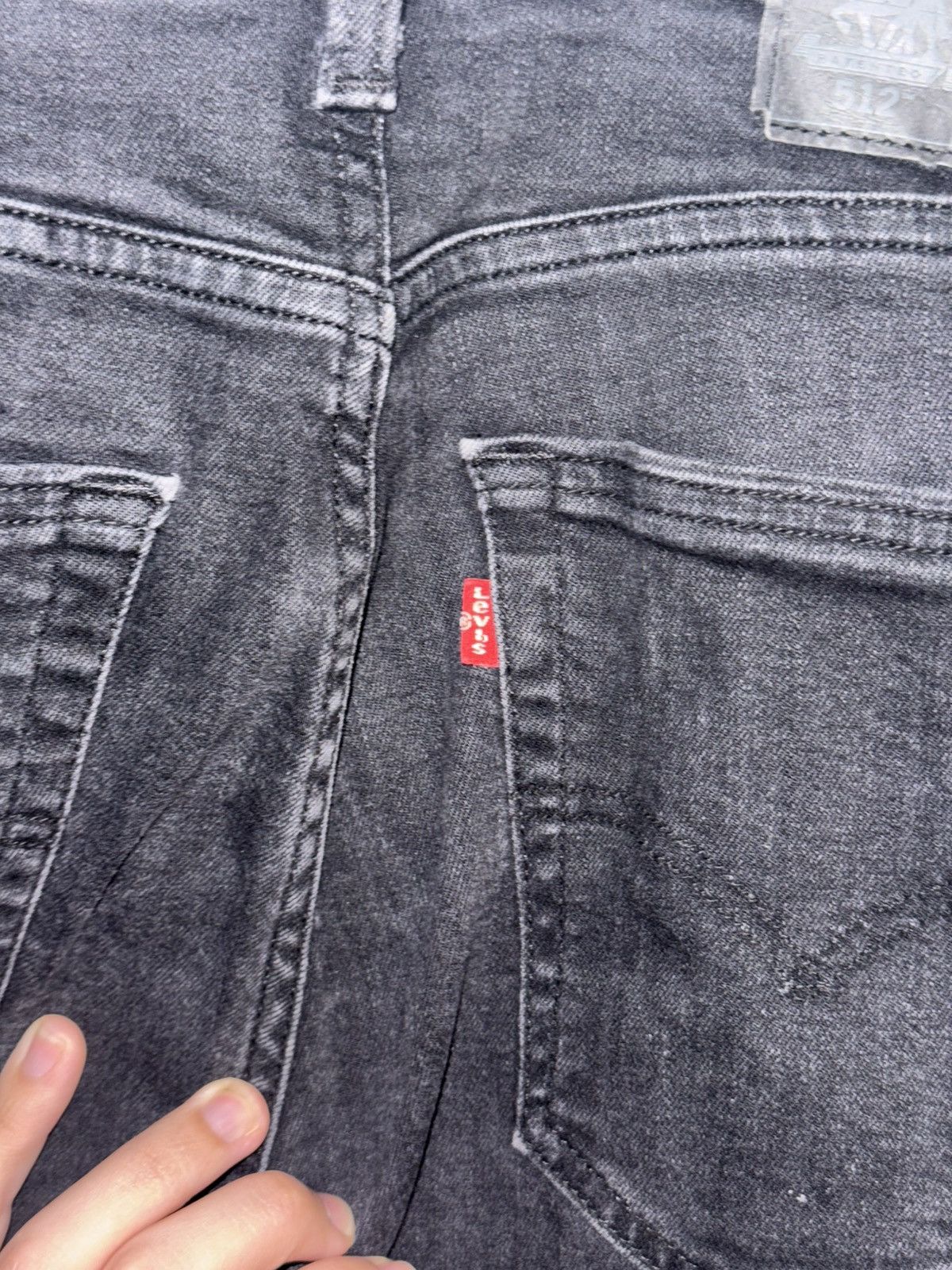 Levi's Vintage Clothing Levi's 512 Slim Fit Jeans - 31x32 (Distressed) Size US 31 - 5 Thumbnail