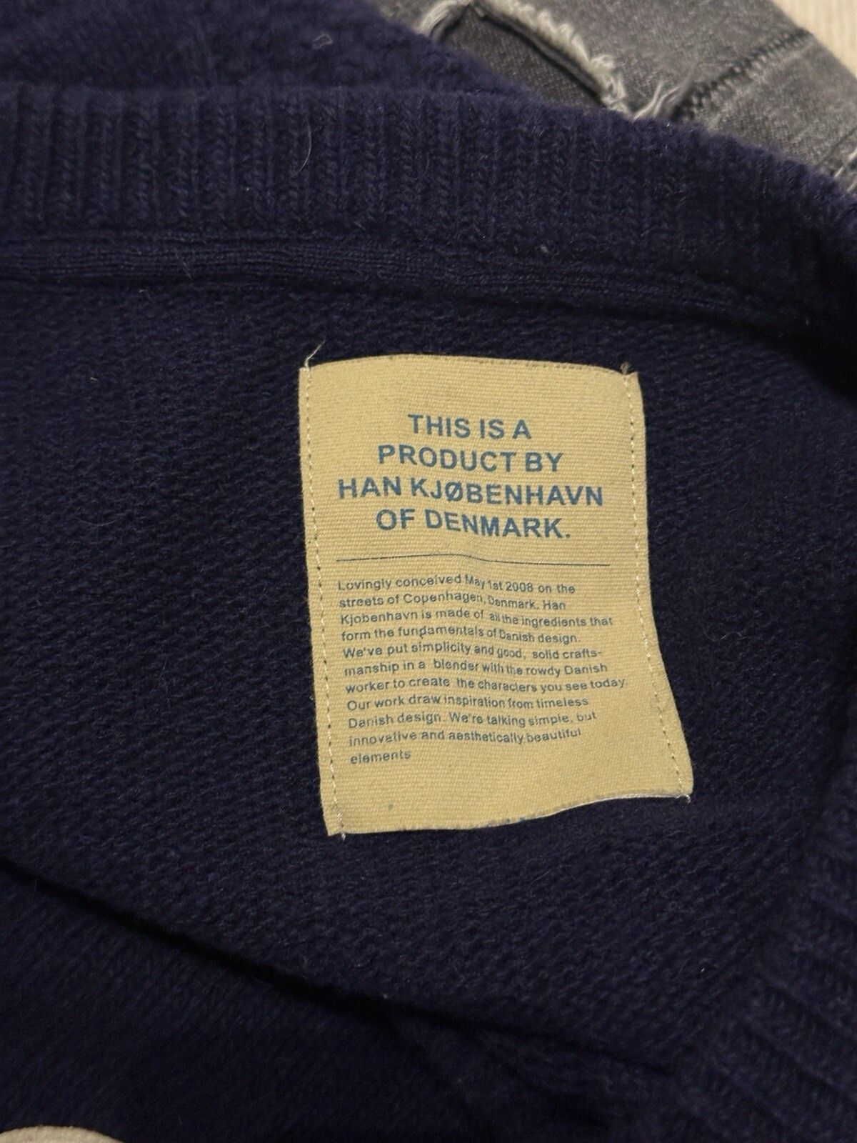 Han Kjobenhavn Han Kjobenhavn Flag Day Womens Wool Knit Sweater Blue Size XL / US 12-14 / IT 48-50 - 11 Thumbnail