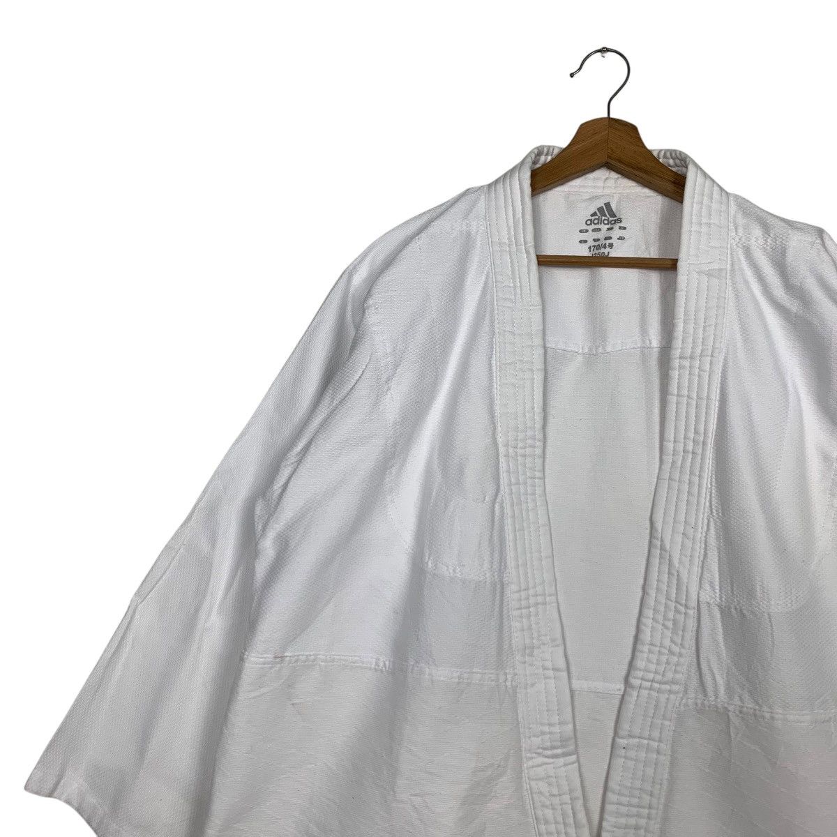 Adidas ADIDAS Three Stripe White Martial Arts Gi Jacket #2692-C120 Size US M / EU 48-50 / 2 - 6 Thumbnail