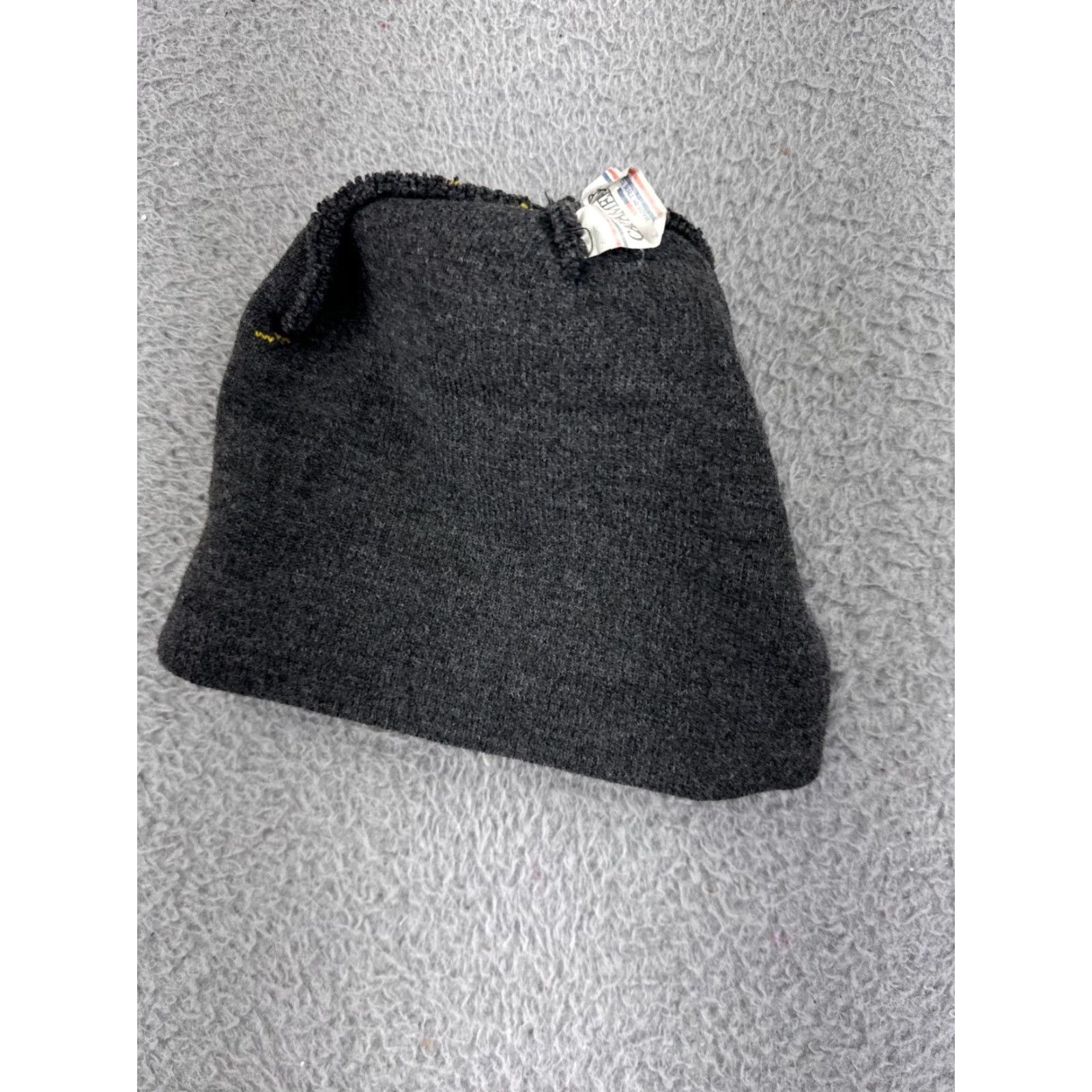 Iro Airo Beanie Toque Adult One Size Gray Knit Acrylic Hat Men Brand Logo Ski Beanie 90s (if applicable) Size ONE SIZE - 5 Thumbnail
