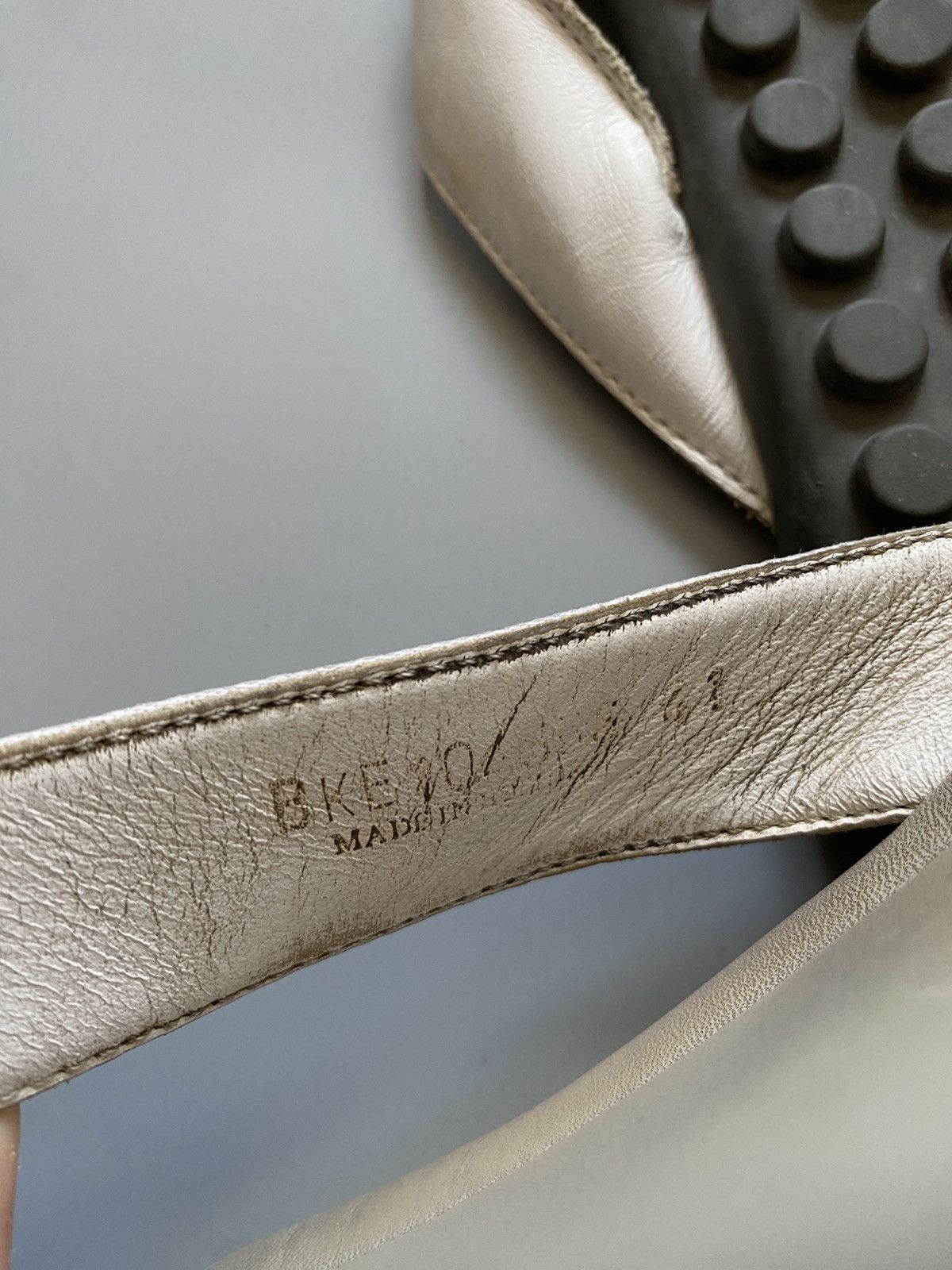 Dirk Bikkembergs BIKKEMBERGS leather summer shoes flip flops vintage Size US 8 / EU 41 - 5 Thumbnail