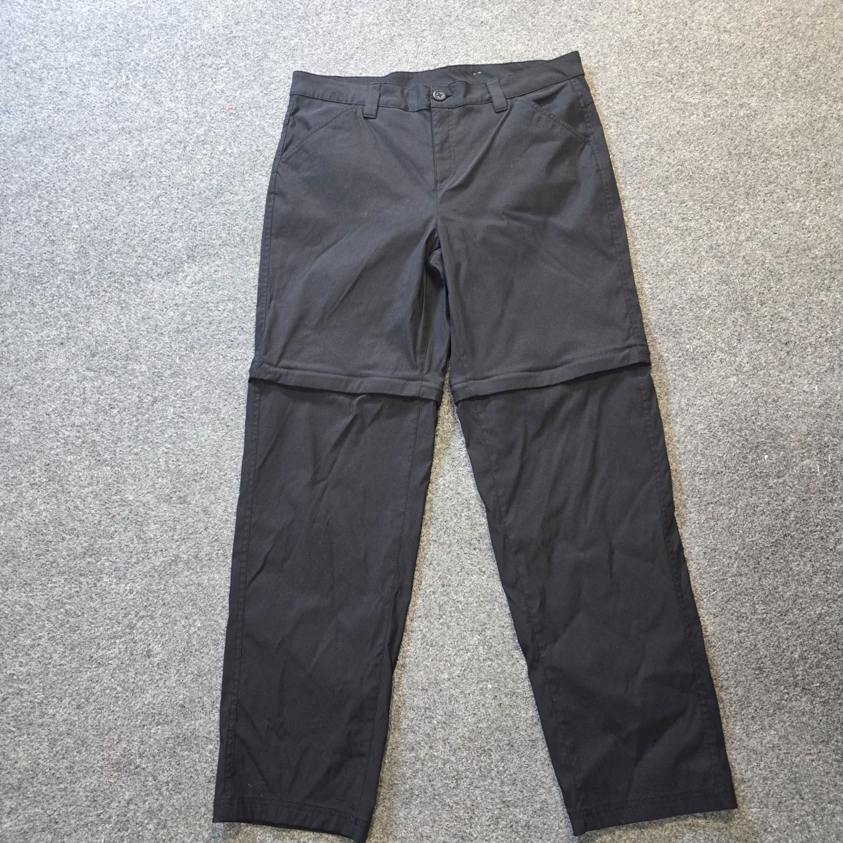 Eddie Bauer Eddie Bauer Pants Womens Size 12 Black Nylon Hiking Convertible Outdoors Casual Waist 34 Straight Leg Ankle Size 34" / US 12 / IT 48 - 2 Thumbnail