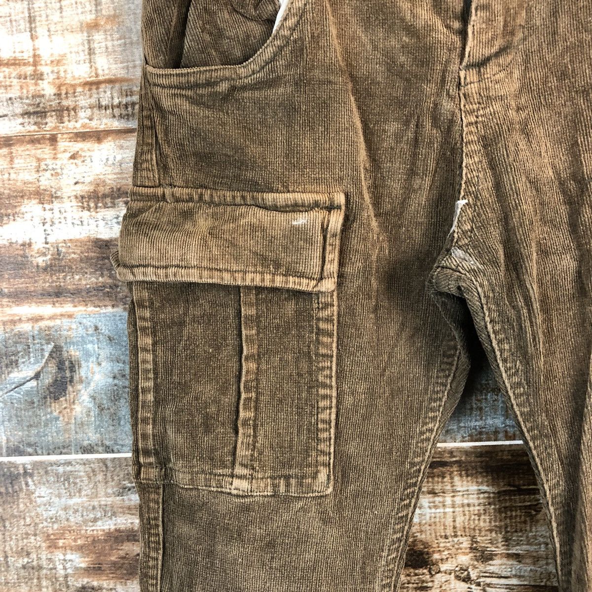 Japanese Brand DLL Back Number Brown Cargo Multipocket Pants #C223 Size 25" / US 0 / IT 36 - 9 Thumbnail