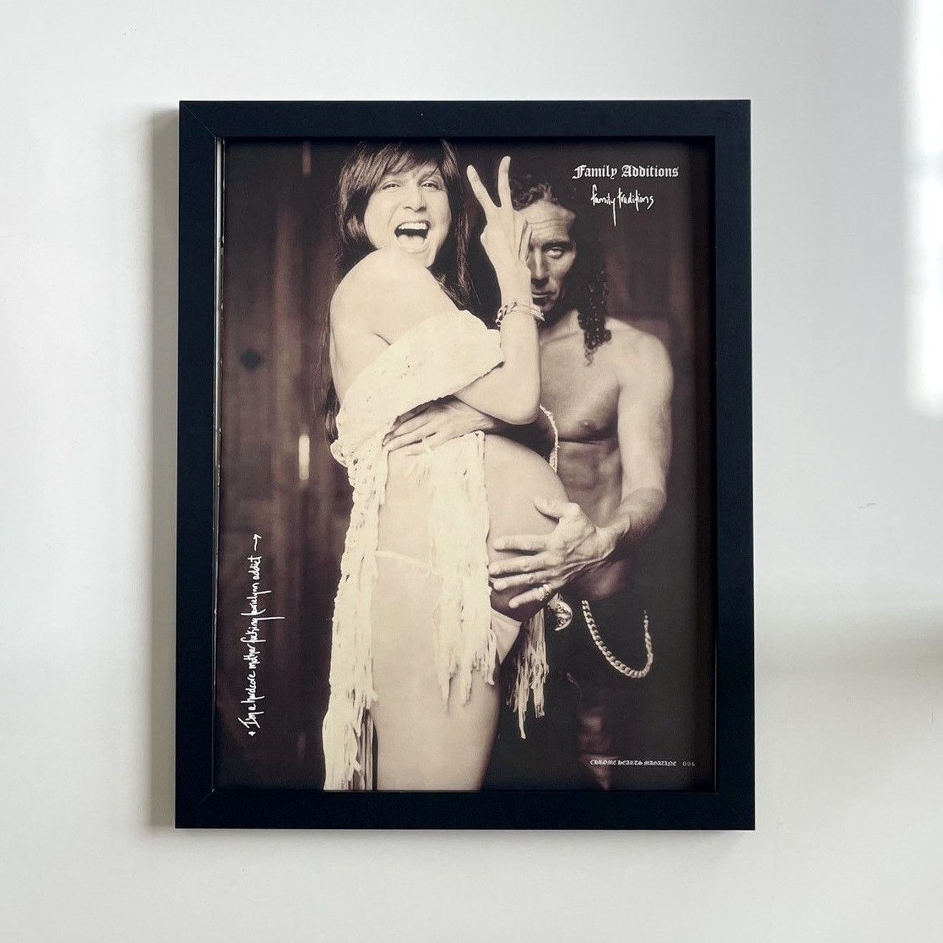 Chrome Hearts × Japanese Brand × Vintage Chrome Hearts Richard Stark vintage photo Poster framed 9x11 Size ONE SIZE - 1 Thumbnail
