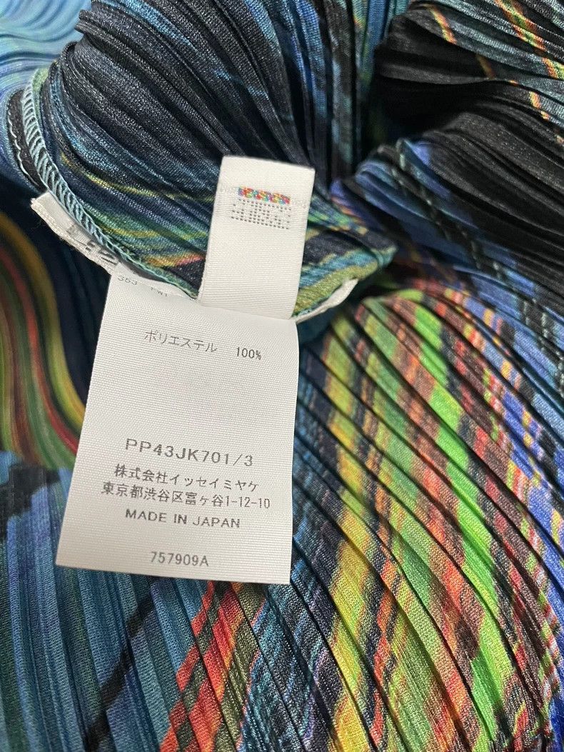 Issey Miyake Issey Miyake size:3 Blue striped long-sleeved shirt Size XS / US 0-2 / IT 36-38 - 3 Thumbnail