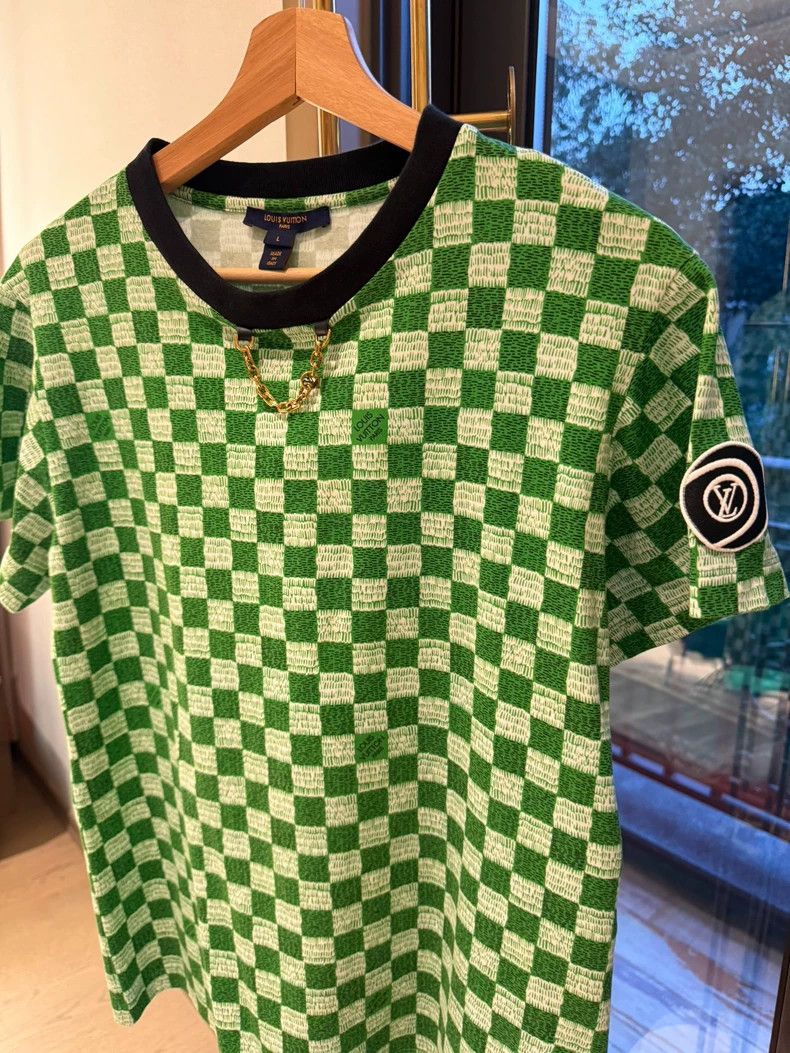 Louis Vuitton Louis Vuitton Checkerboard short sleeves 2504-Nextarrow Size L / US 10 / IT 46 - 6 Thumbnail