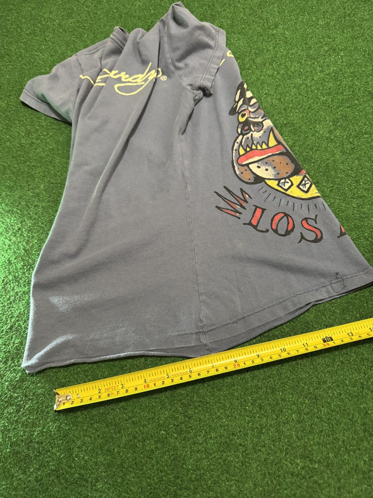 Ed Hardy Ed Hardy Small/Medium Grunge Hip Hop 16x23 Y2K T Shirt Size M / US 6-8 / IT 42-44 - 7 Thumbnail
