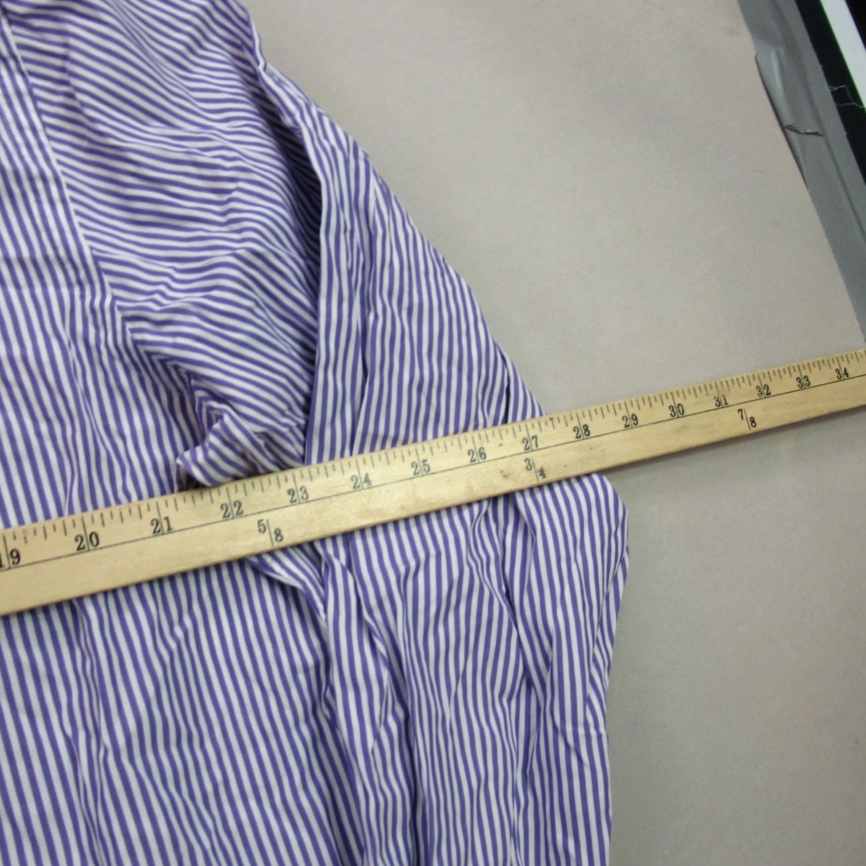 Ralph Lauren Ralph Lauren Shirt Mens XL Long Sleeve Button Front Purple Stripes Lightweight Size US XL / EU 56 / 4 - 6 Thumbnail