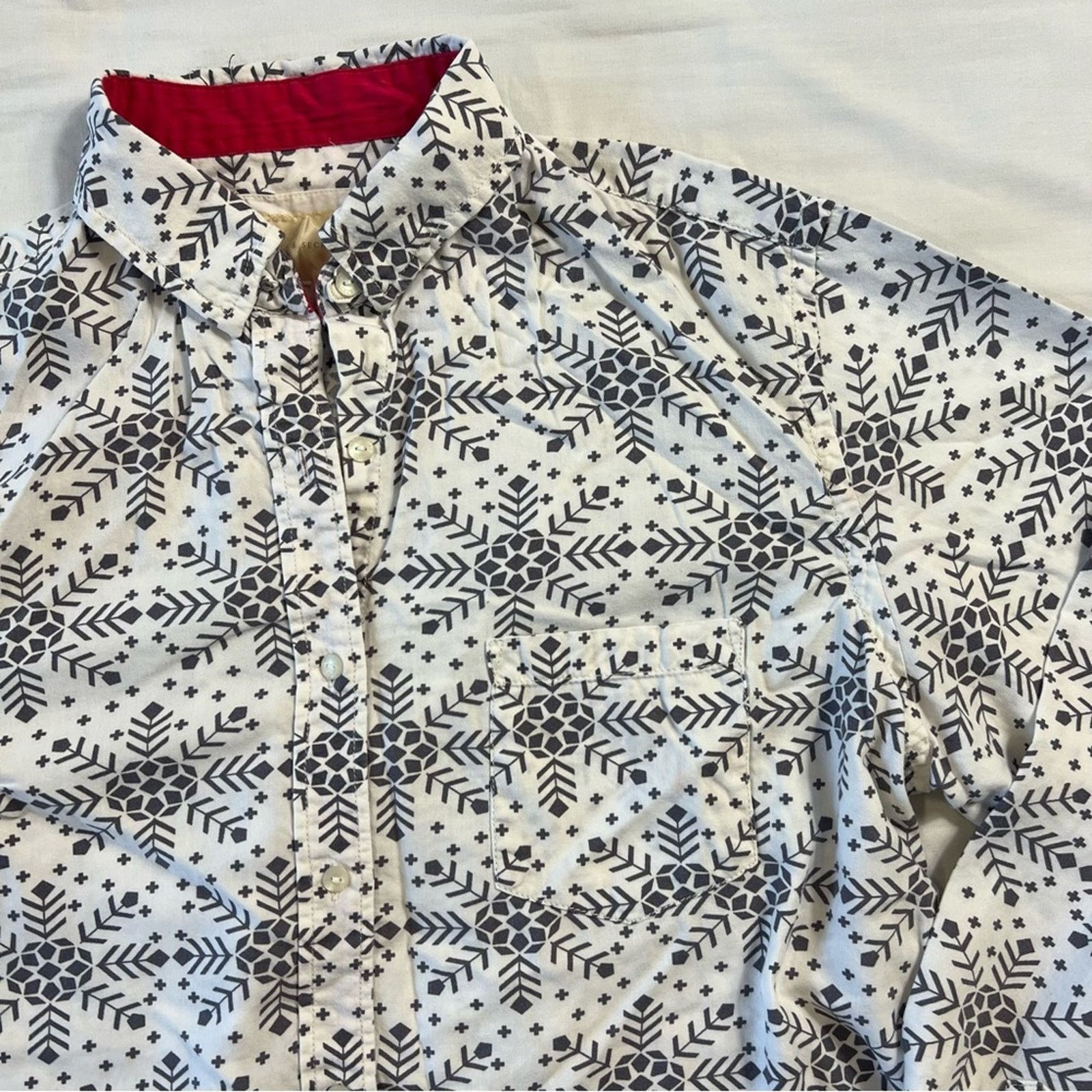 Victoria's Secret Victoria's Secret Women's Large Winter Sleep Pajama Top Size L / US 10 / IT 46 - 3 Thumbnail