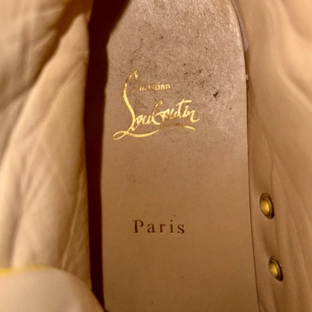Christian Louboutin Christian Louboutin Louis Spikes – Yellow Suede – EU 43.5 Size US 9.5 / EU 42-43 - 7 Thumbnail