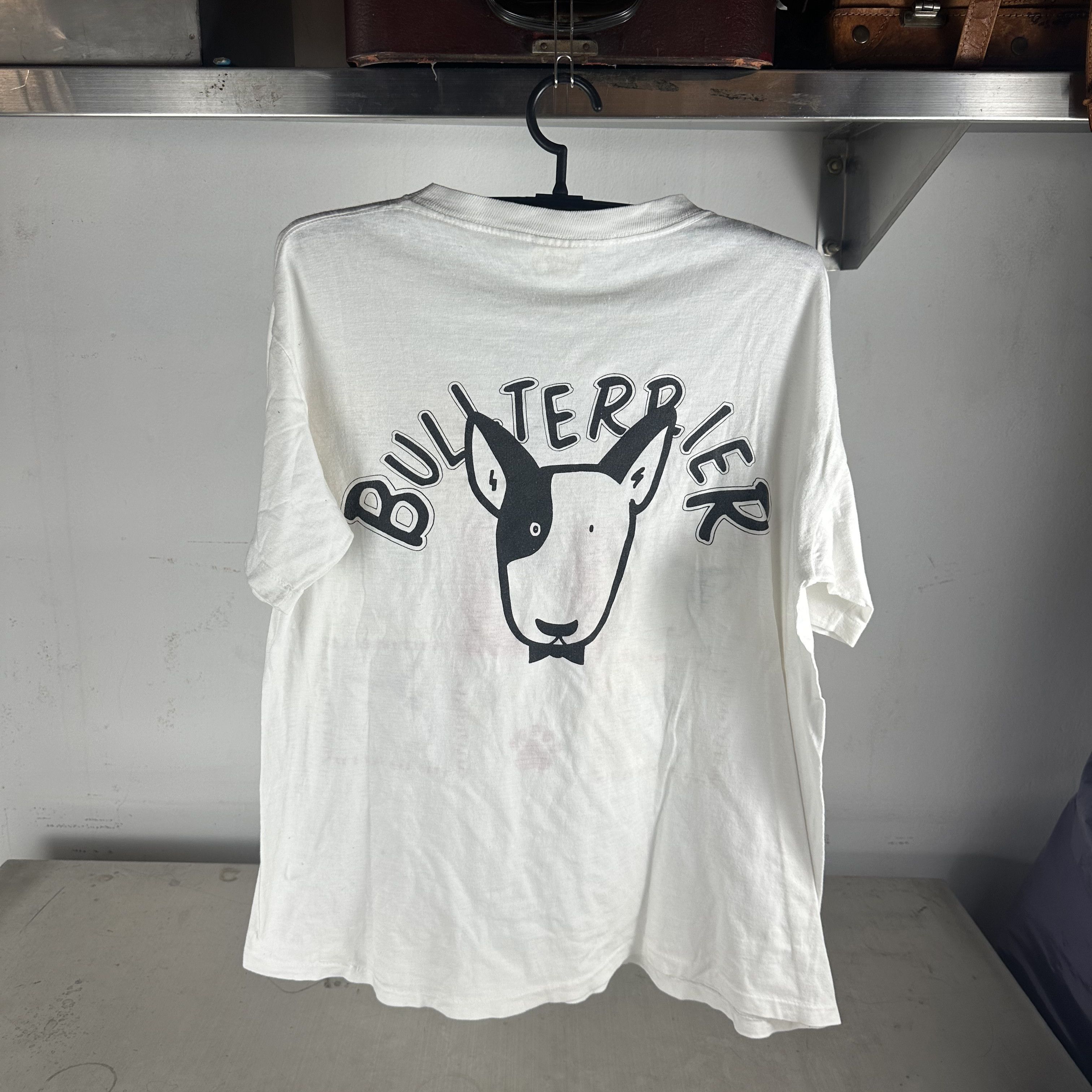 Vintage Vintage 90s Bull Terrier Cute Dog Artwork T-shirt Size US XL / EU 56 / 4 - 3 Thumbnail
