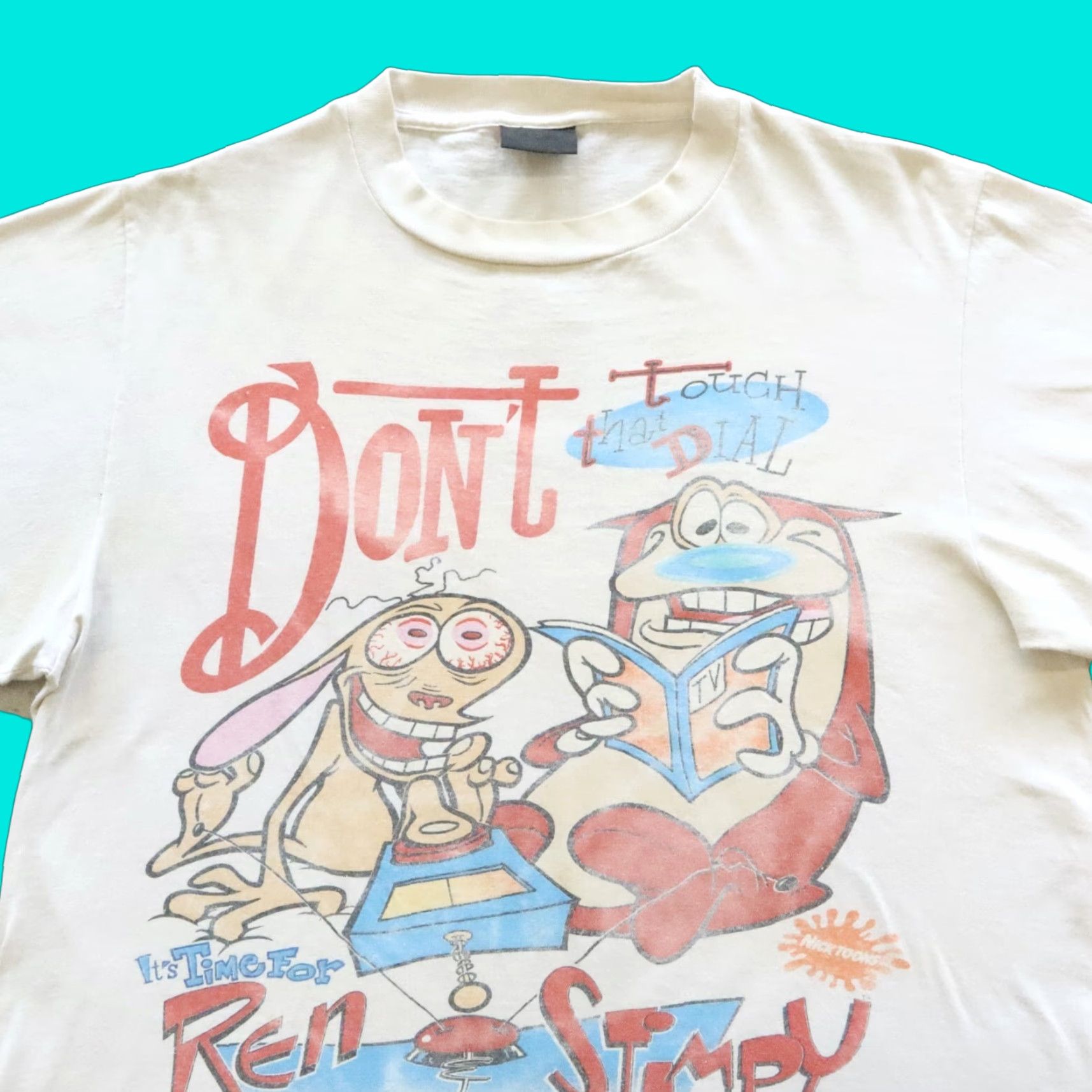 Nickelodeon VINTAGE Nickelodeon Tee Shirt L White Men United States USA Size US L / EU 52-54 / 3 - 1 Thumbnail