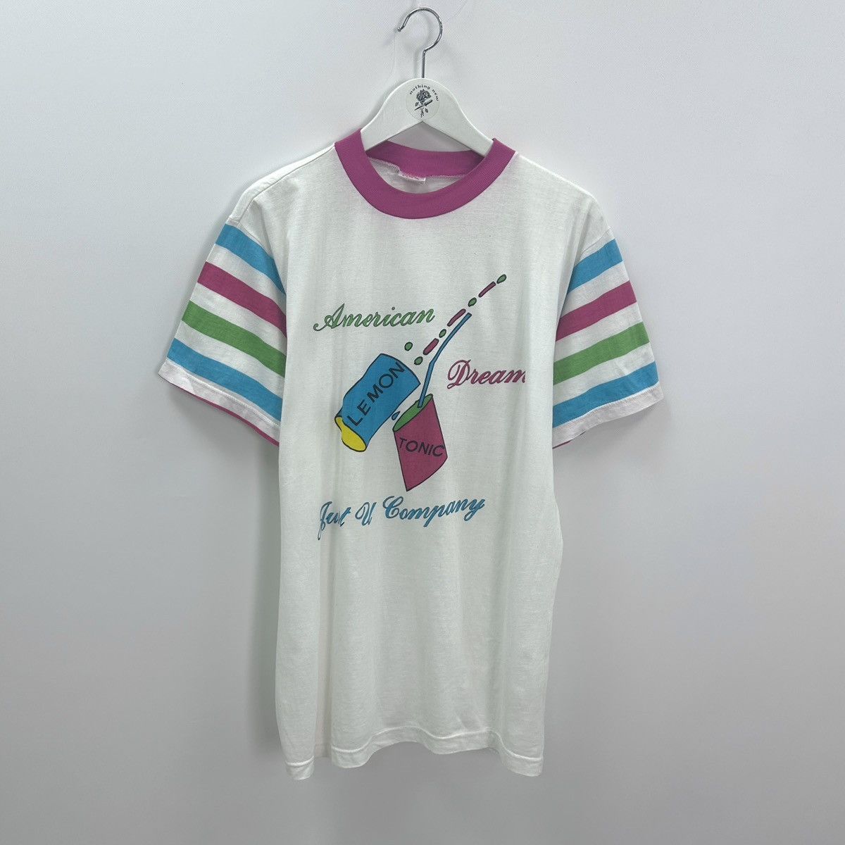 Vintage Vintage 90s American Dream Just U company lemon tonic y2k og Size US M / EU 48-50 / 2 - 1 Thumbnail