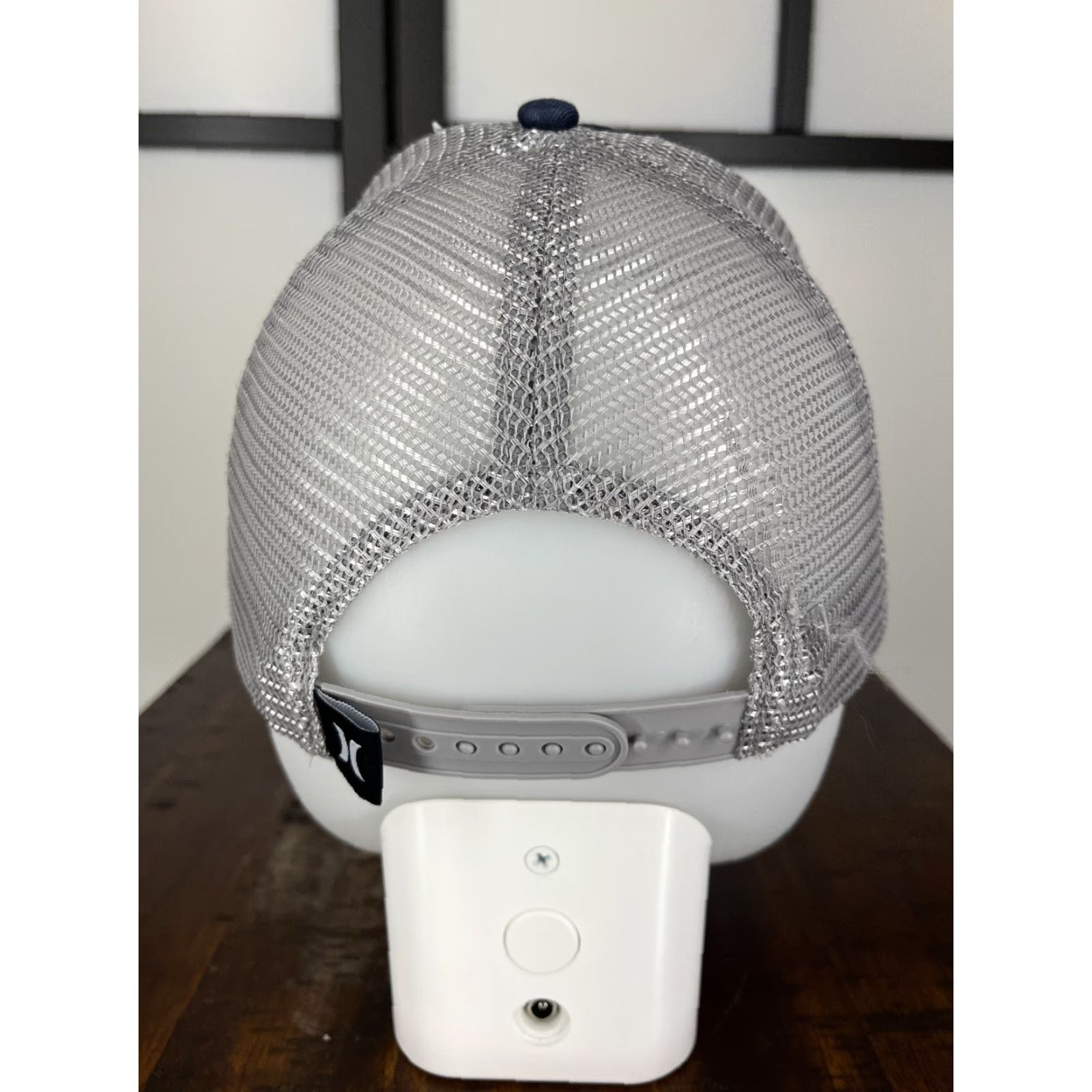 Hurley VINTAGE not applicable. Title: Hurley Hat Cap Snap Back Adult One Size Blue Gray Trucker Cotton Blend Skater Size ONE SIZE - 6 Thumbnail