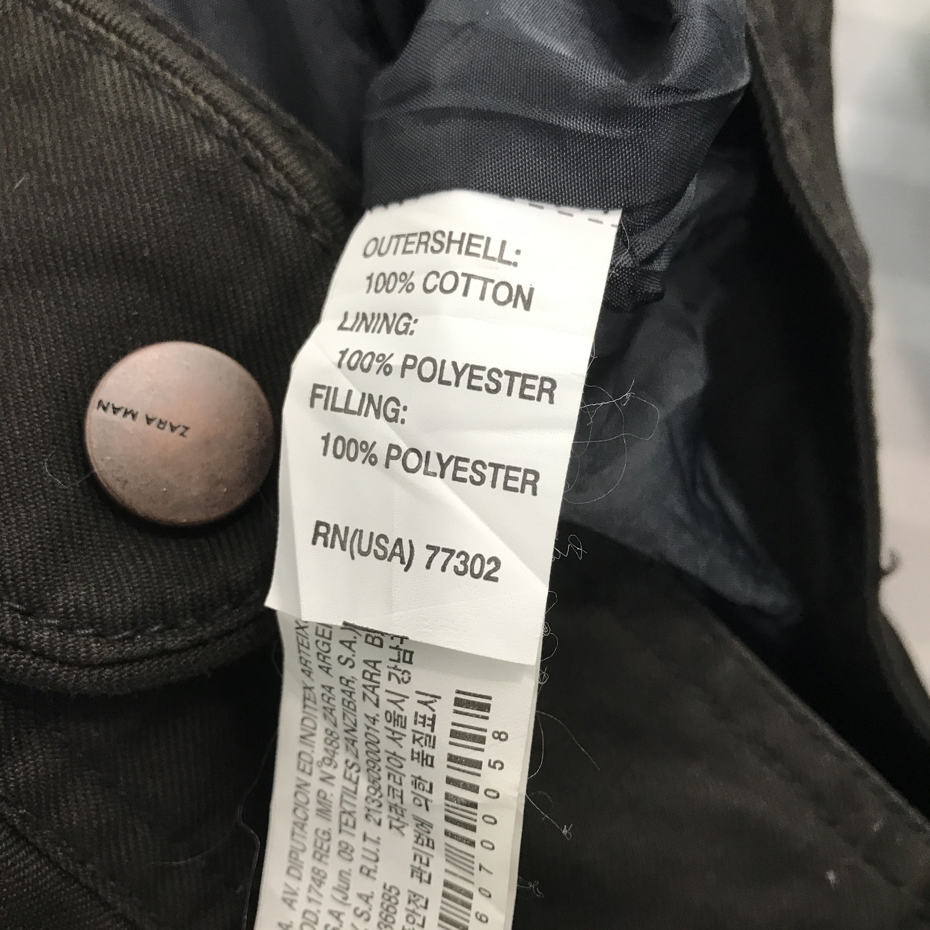 Vintage × Zara Vintage Zara Man workers style design Jacket Size US XL / EU 56 / 4 - 11 Thumbnail