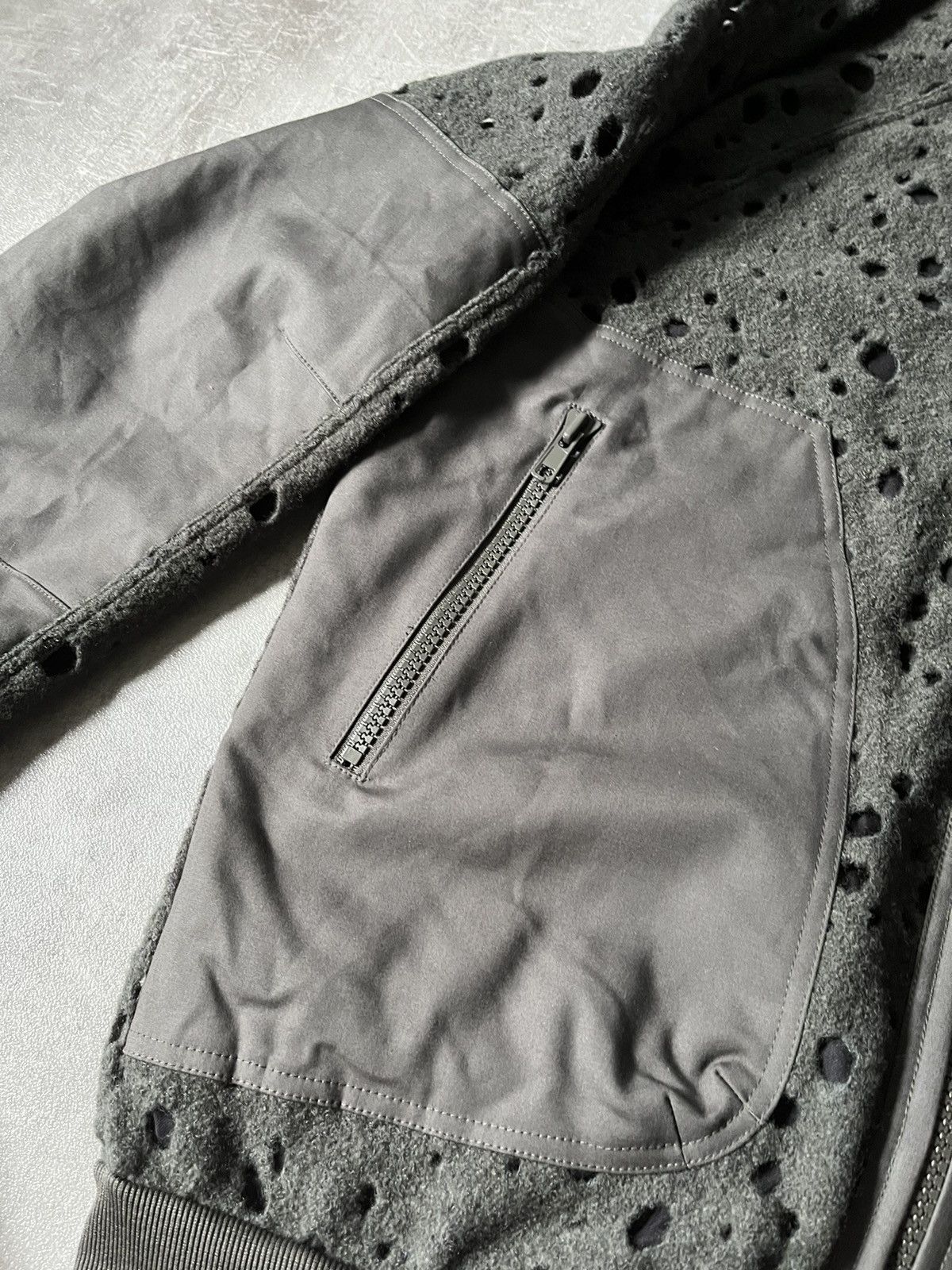 Adidas Y-3 khaki zip sweatshirt Adidas yohji Yamamoto sample rare Size US M / EU 48-50 / 2 - 5 Thumbnail