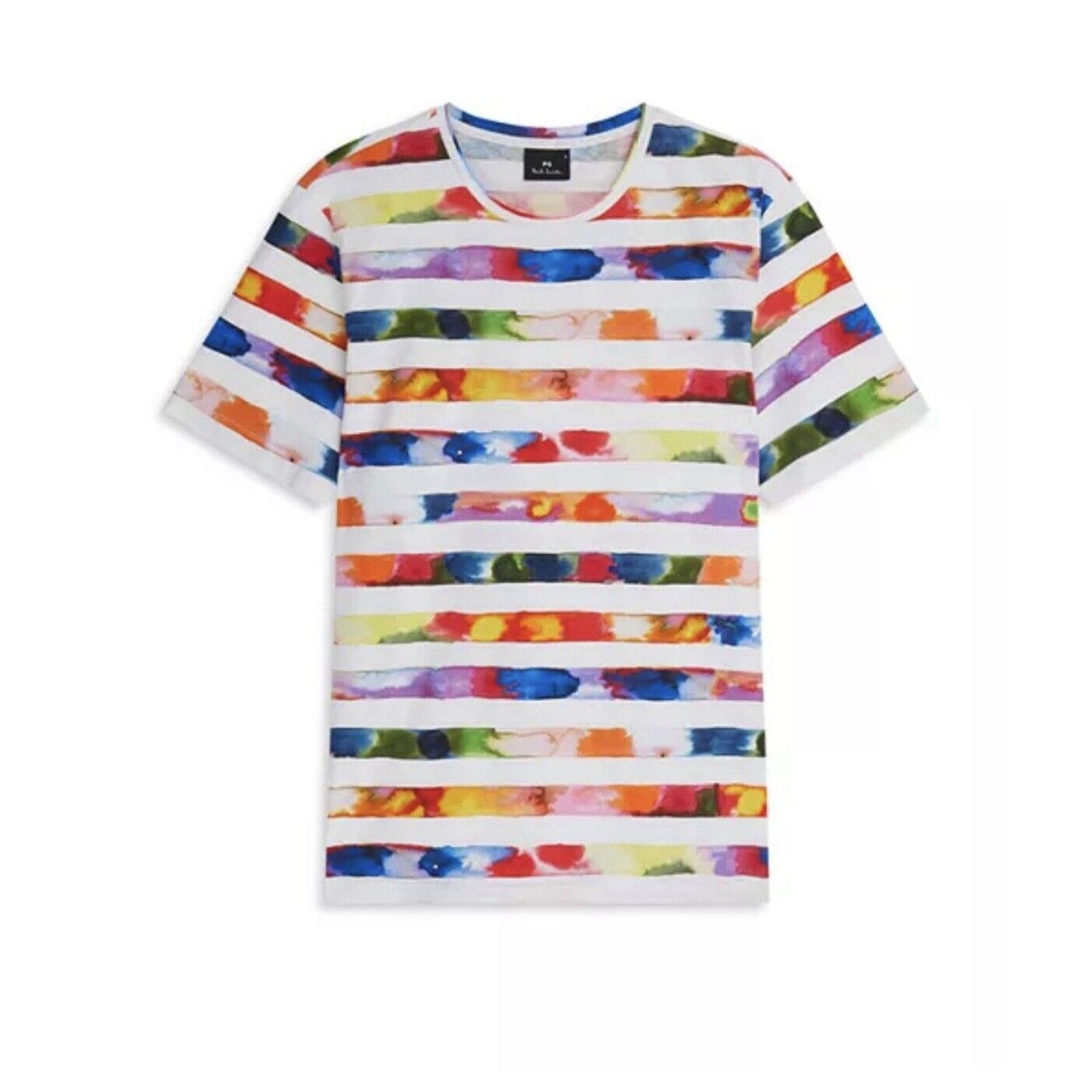 Paul Smith NWT $125 Paul Smith Reg Fit Watercolor Stripe T Shirt Medium Size US M / EU 48-50 / 2 - 8 Thumbnail