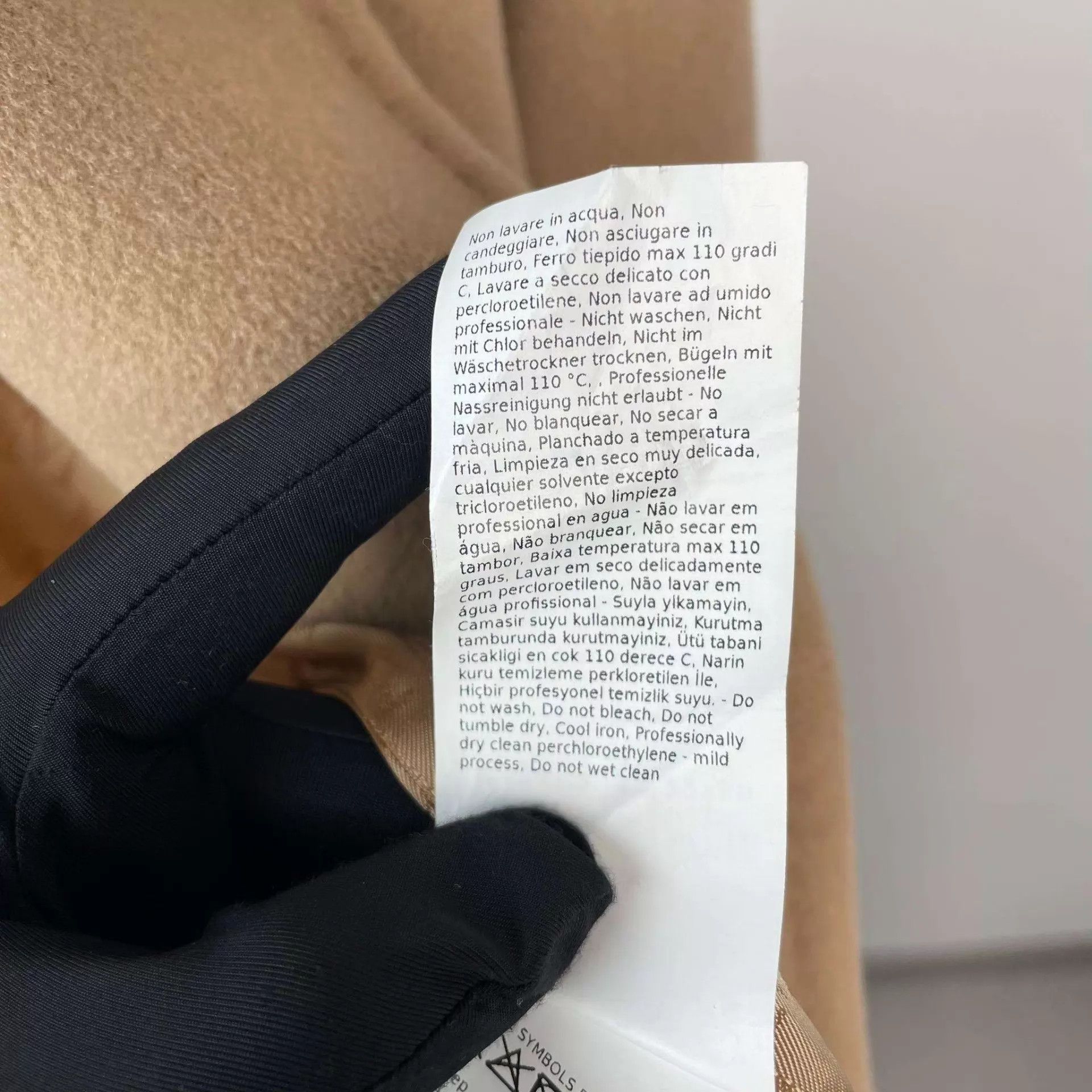 Max Mara MaxMara long cashmere coat khaki 34 Size XS / US 0-2 / IT 36-38 - 6 Thumbnail