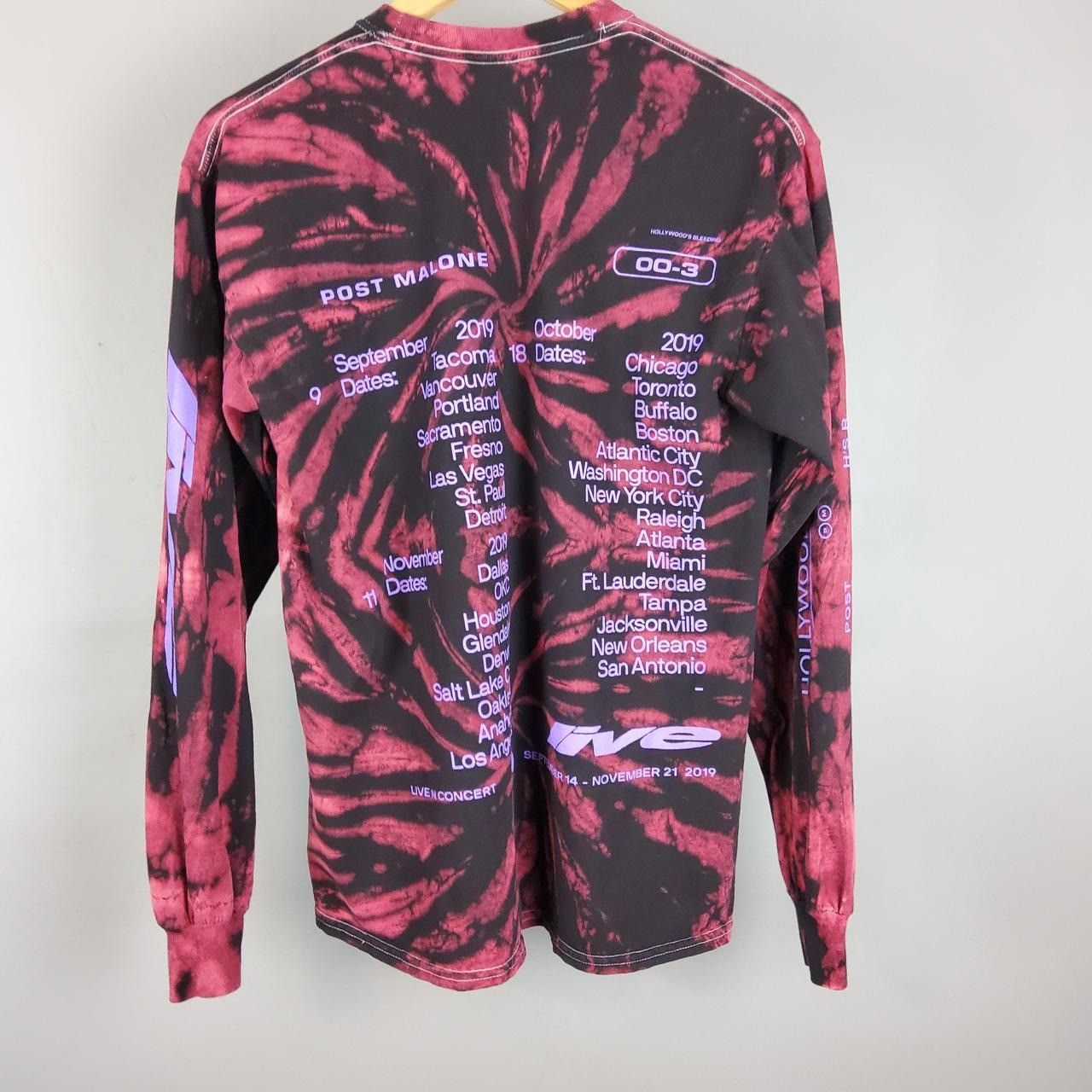 Other Post Malone 2019 Tour Shirt Size Medium Black and Red Size US M / EU 48-50 / 2 - 2 Thumbnail