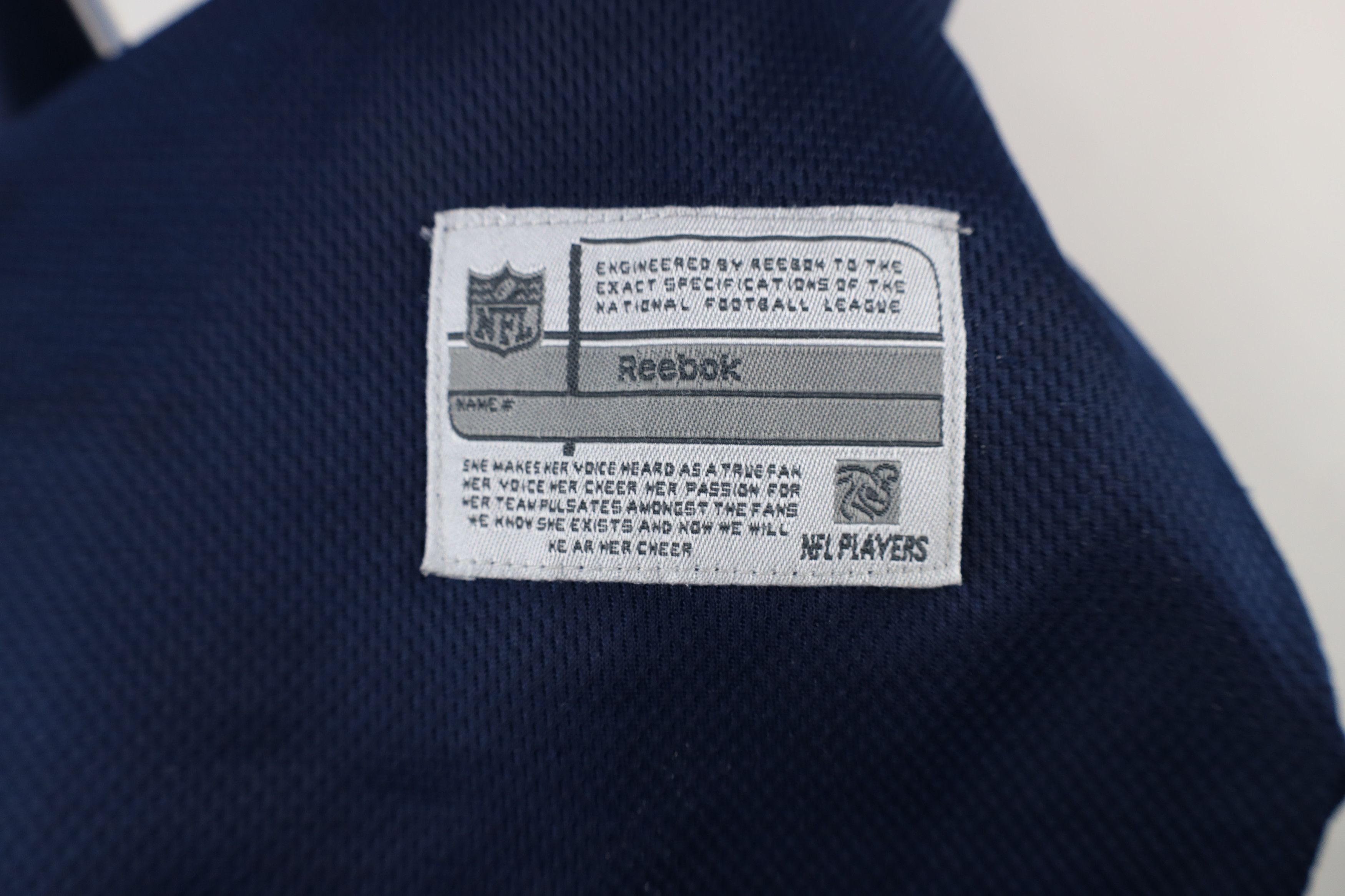Reebok × Vintage Vintage Reebok Ware Dallas Cowboys Football Jersey Blue Size L / US 10 / IT 46 - 12 Thumbnail